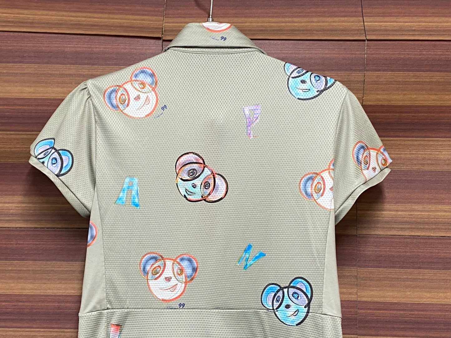 IW258 パンダーニ Pandani 半袖 サイクルジャージ カーキ レディース M