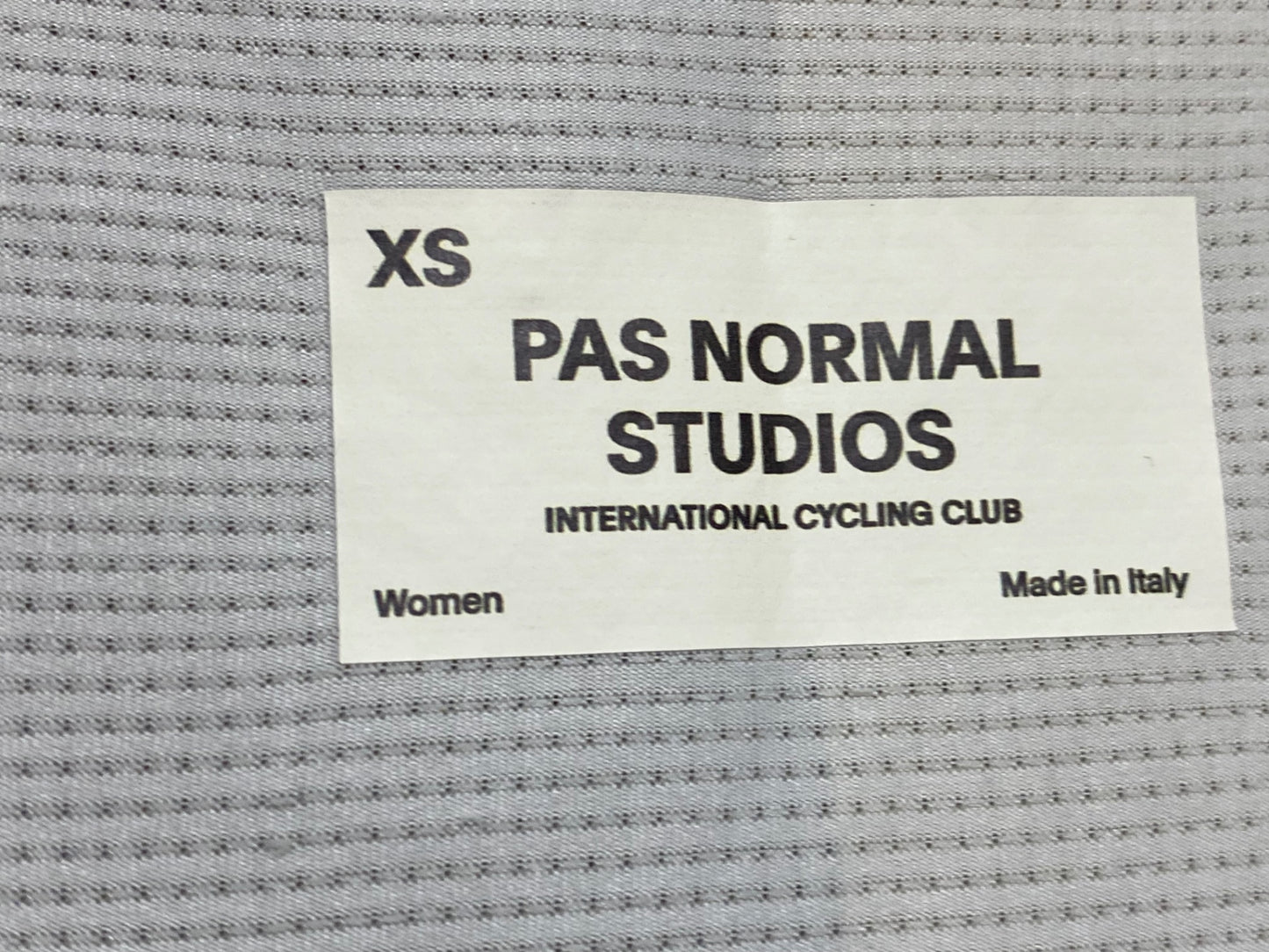 JD917 パスノーマルスタジオ PAS NORMAL STUDIOS T.K.O. 半袖 サイクルジャージ 白 レディース XS