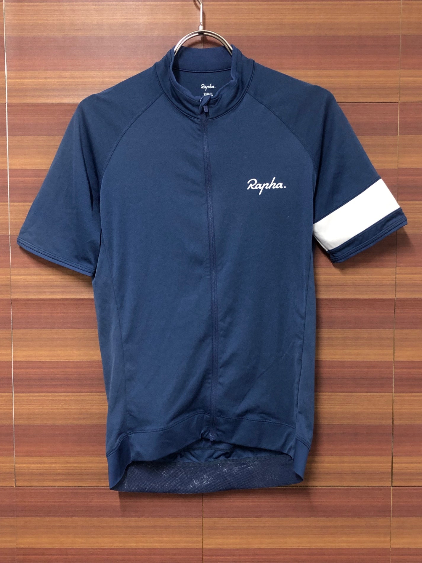 IT435 ラファ Rapha CORE JERSEY 半袖 サイクルジャージ 紺 S