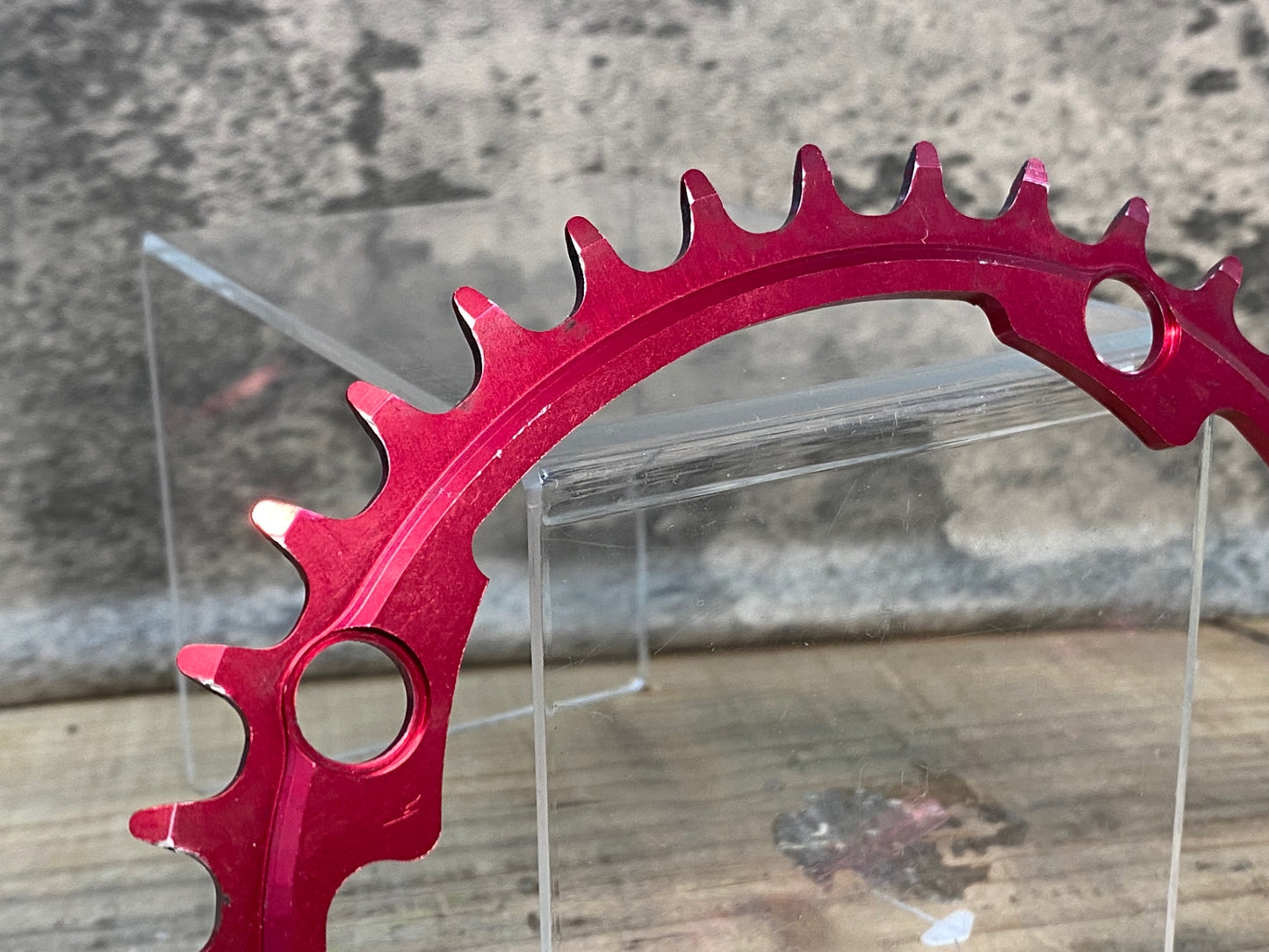 IR764 スギノ SUGINO サイクロイド Cycloid Super Hill Climb CY4-SHC 楕円 インナー チェーンリング 32T 赤