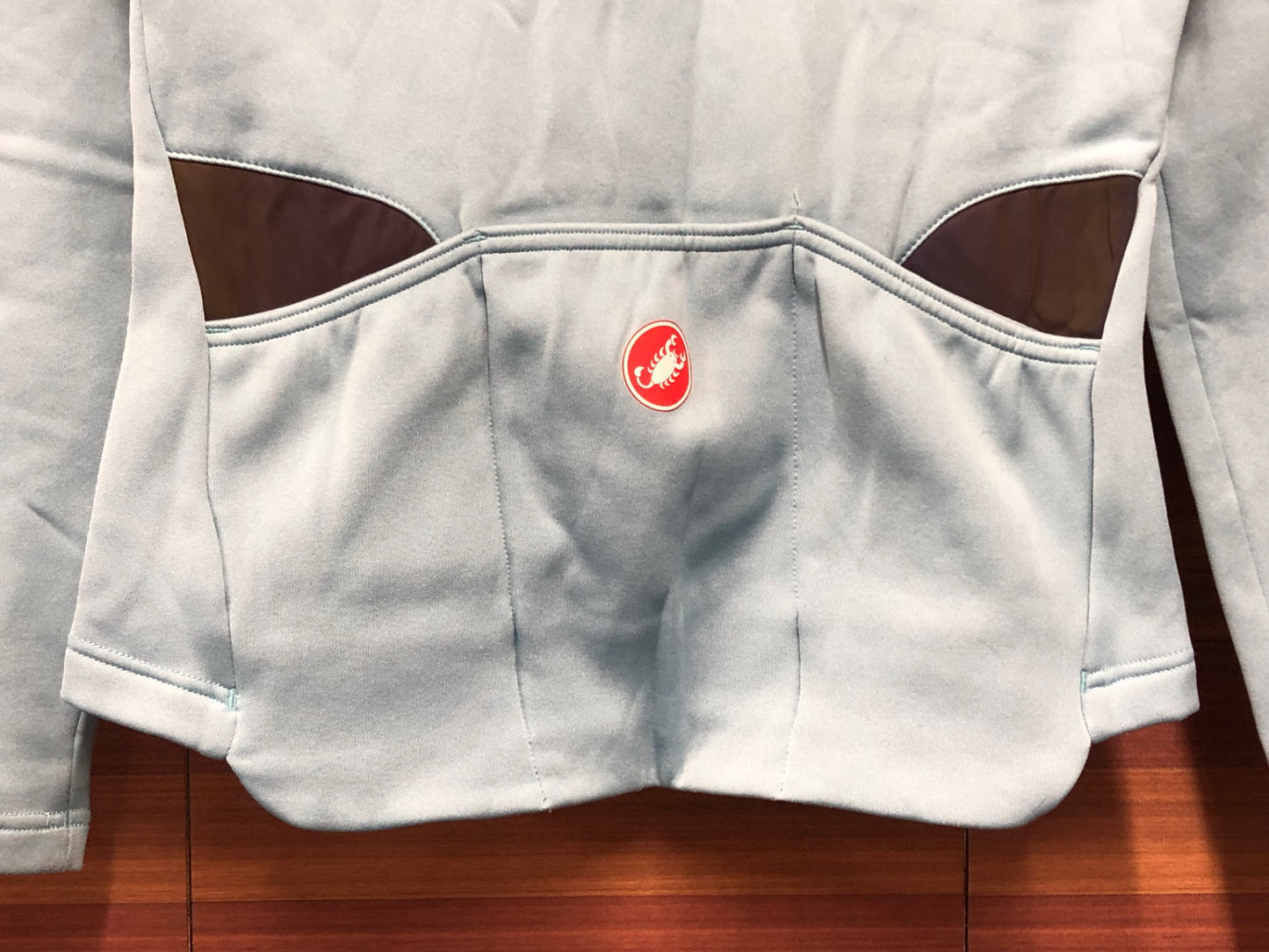 IR219 カステリ castelli 長袖サイクルジャージ 水色 XS
