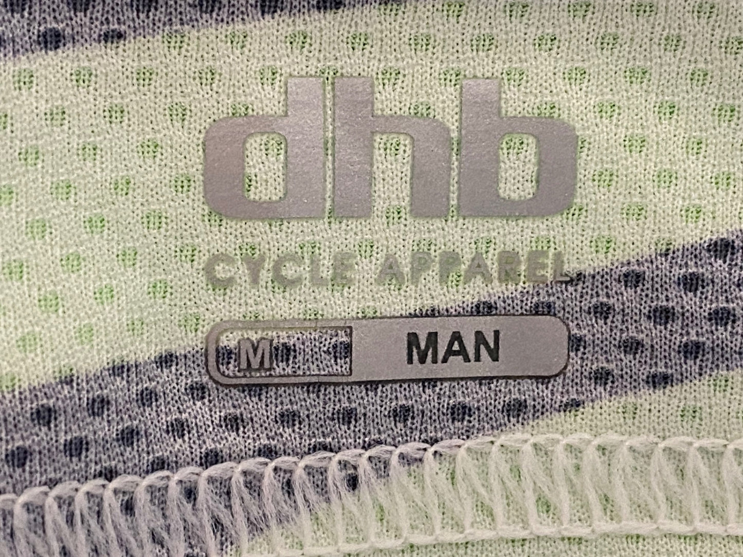 IE003 dhb 半袖 サイクルジャージ 青黒緑 M MEN'S ほつれあり