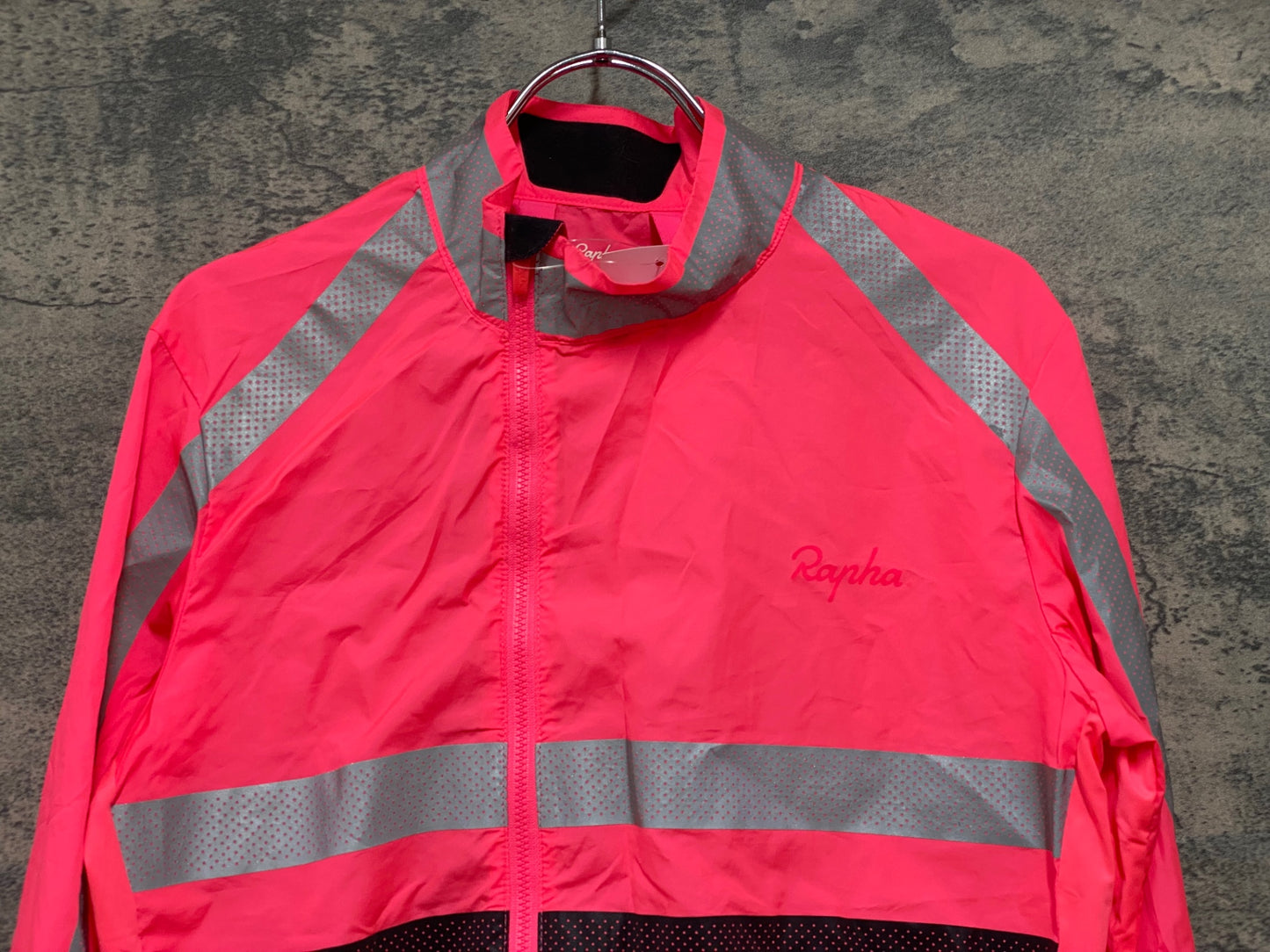 JA547 ラファ Rapha BREVET VISIBILITY WIND JACKET 長袖 サイクルジャケット ピンク S