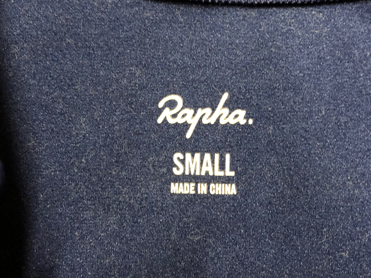 IM976 ラファ Rapha MEN'S LONG SLEEVE CORE JERSEY 長袖 サイクルジャージ 紺 S 裏起毛