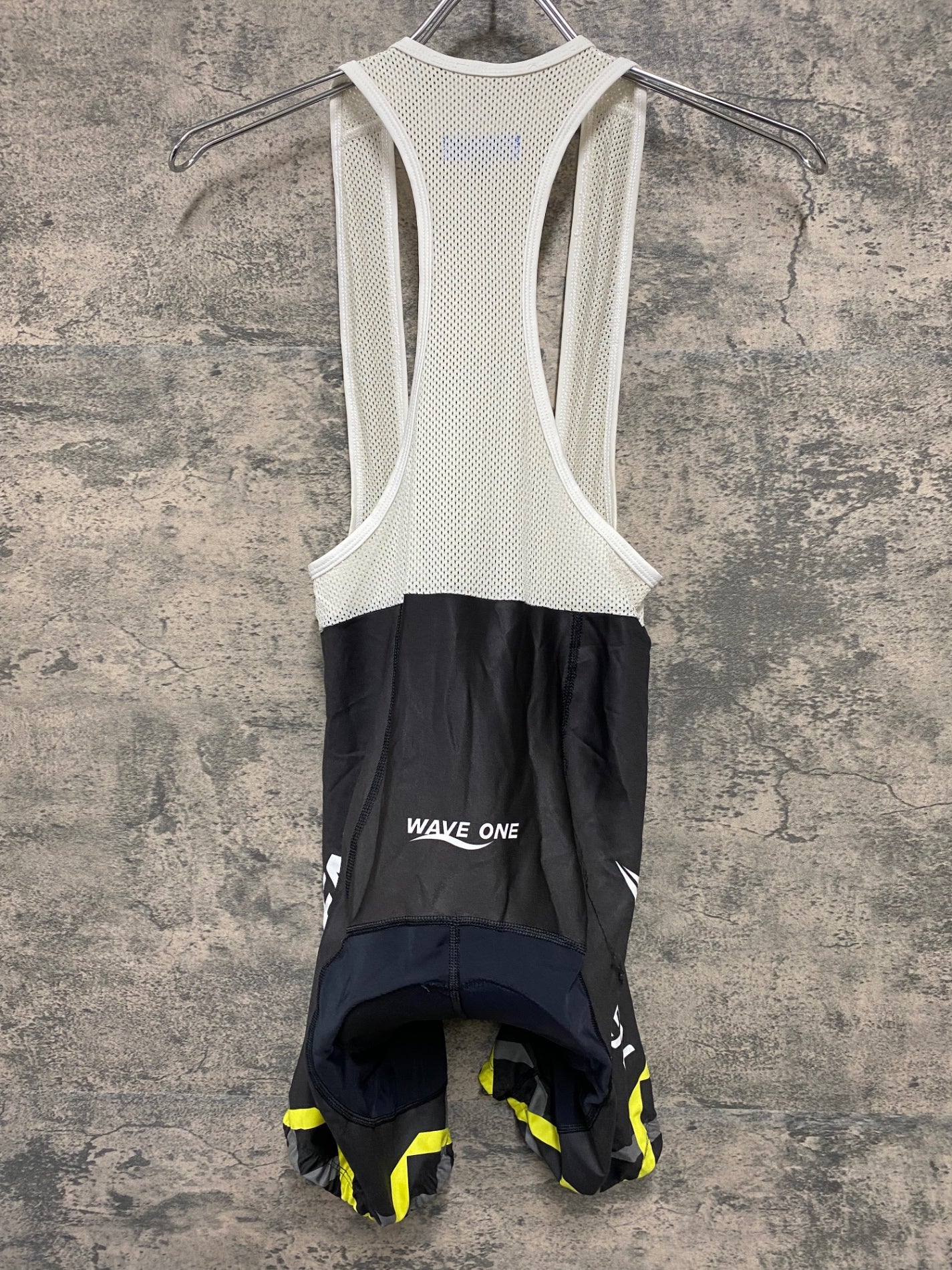 IY545 ウェイブワン WAVEONE ビブショーツ 黒黄 S