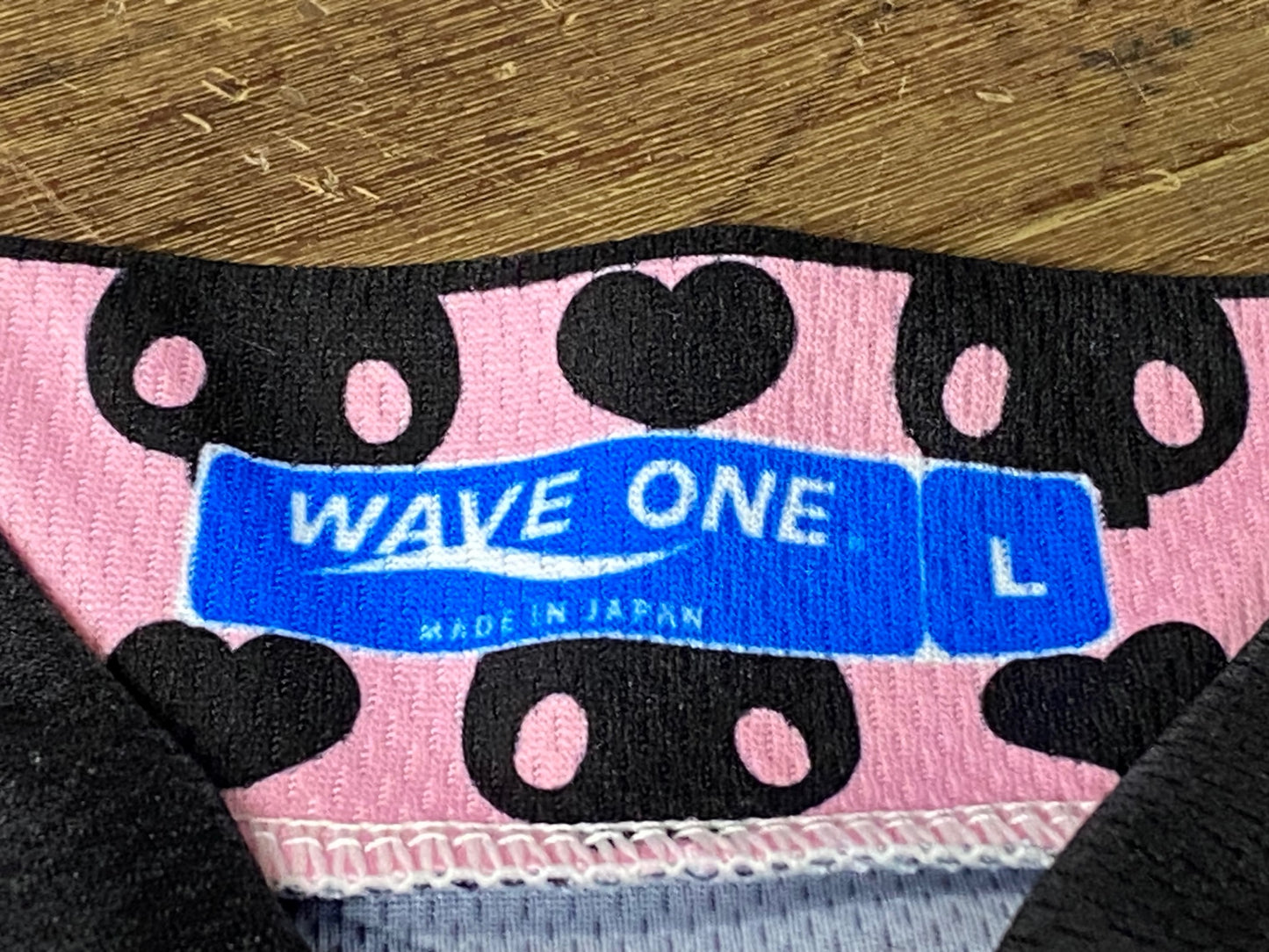 IS011 ウエイブワン WAVE ONE 半袖 サイクルジャージ 黒 グレー L マイメロディ スカル