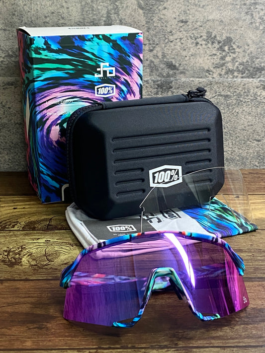 IZ126 100％ S3 Peter Sagan LE 2022 サングラス アイウェア 紫