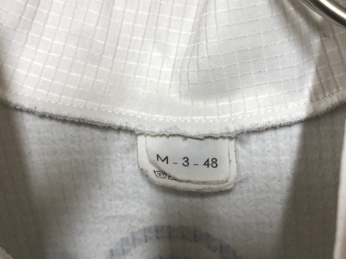 IP089 フェルマルク VERMARC 長袖 サイクルジャージ 白 赤 M 裏起毛 COLNAGO