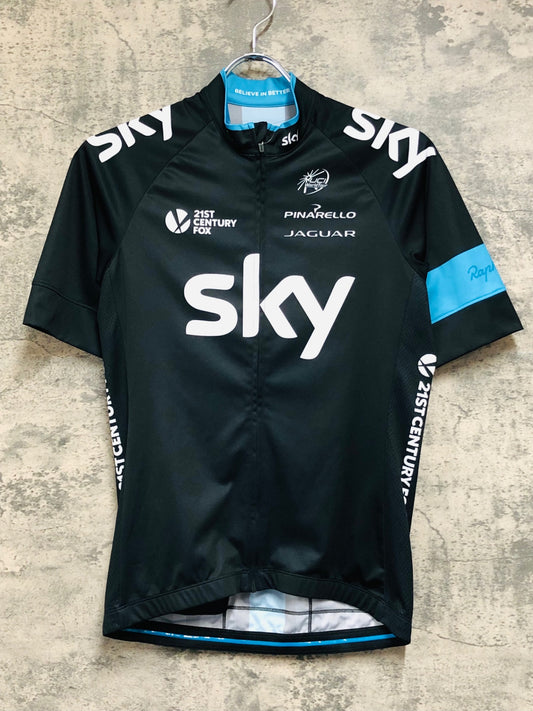 JC813 ラファ Rapha MEN'S REPLICA JERSEY 半袖 サイクルジャージ 黒 M TEAM sky