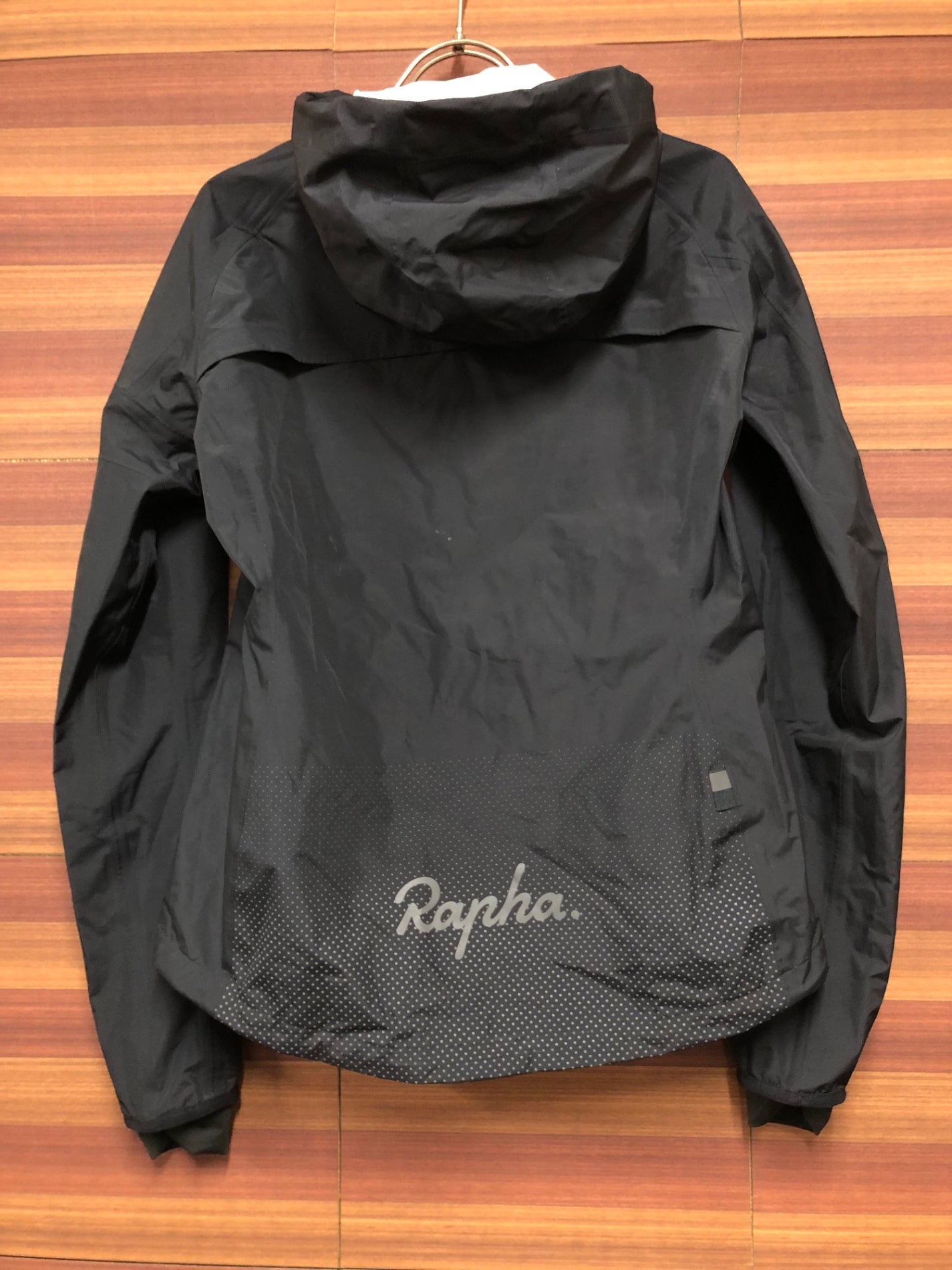 IO913 ラファ Rapha WOMEN'S HOODED COMMUTER JACKET サイクルジャケット 黒 XS レディース