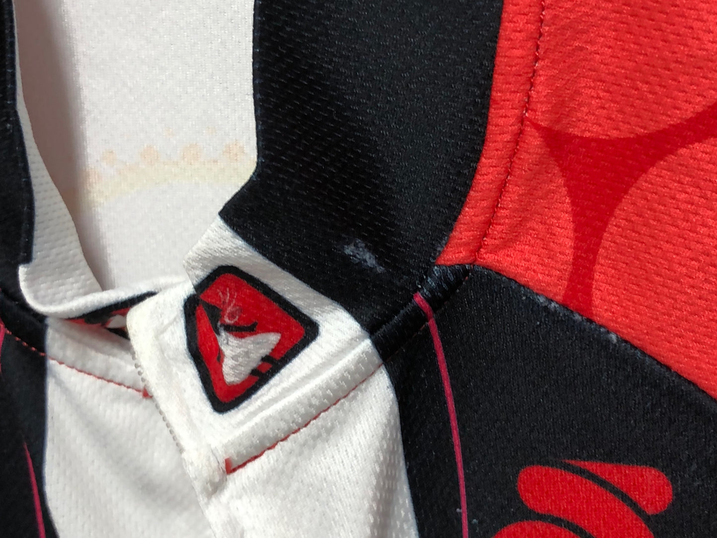 IZ766 チャンピオンシステム ChampionSystem AURORA 半袖 サイクルジャージ 赤 白 黒 M 痛ジャージ ろんぐらいだぁす！ FORTUNA