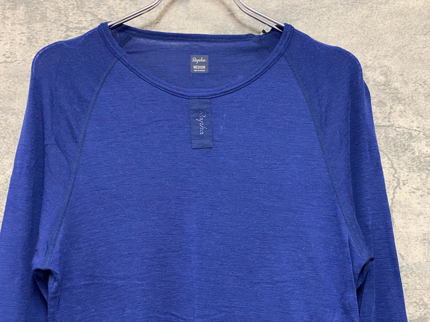 JC048 ラファ Rapha MERINO BASE LAYER LONG SLEEVE 長袖 べースレイヤー ネイビー M