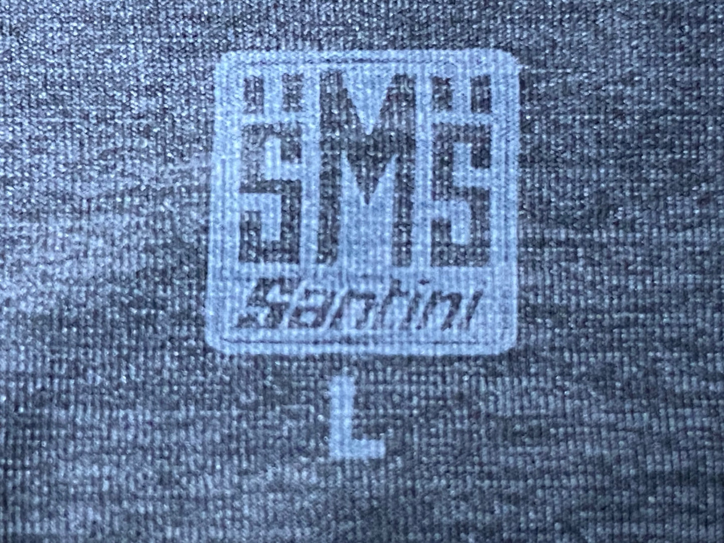 IN460 サンティーニ Santini 半袖サイクルジャージ グレー L ほつれ