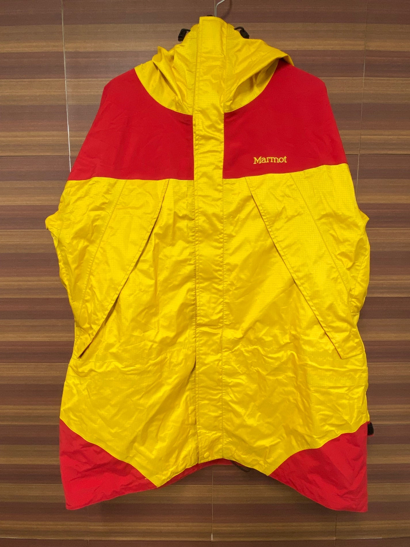 IK441 マーモット Marmot 長袖 マウンテンパーカー 黄 赤 M GORE-TEX