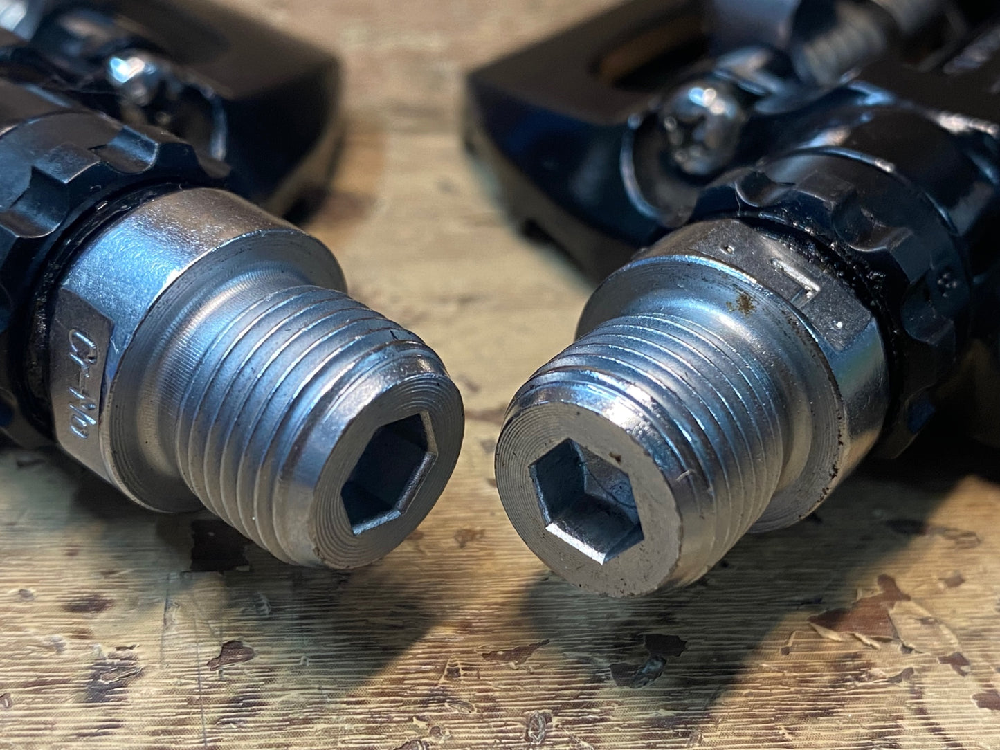 IJ671 シマノ SHIMANO PD-A530 ビンディングペダル SPD 片面フラット