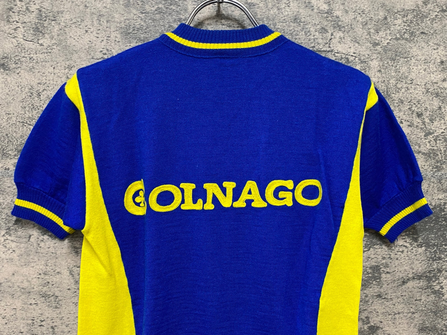 JA366 コルナゴ COLNAGO 長袖サイクルジャージ 2 青黄 ヴィンテージ