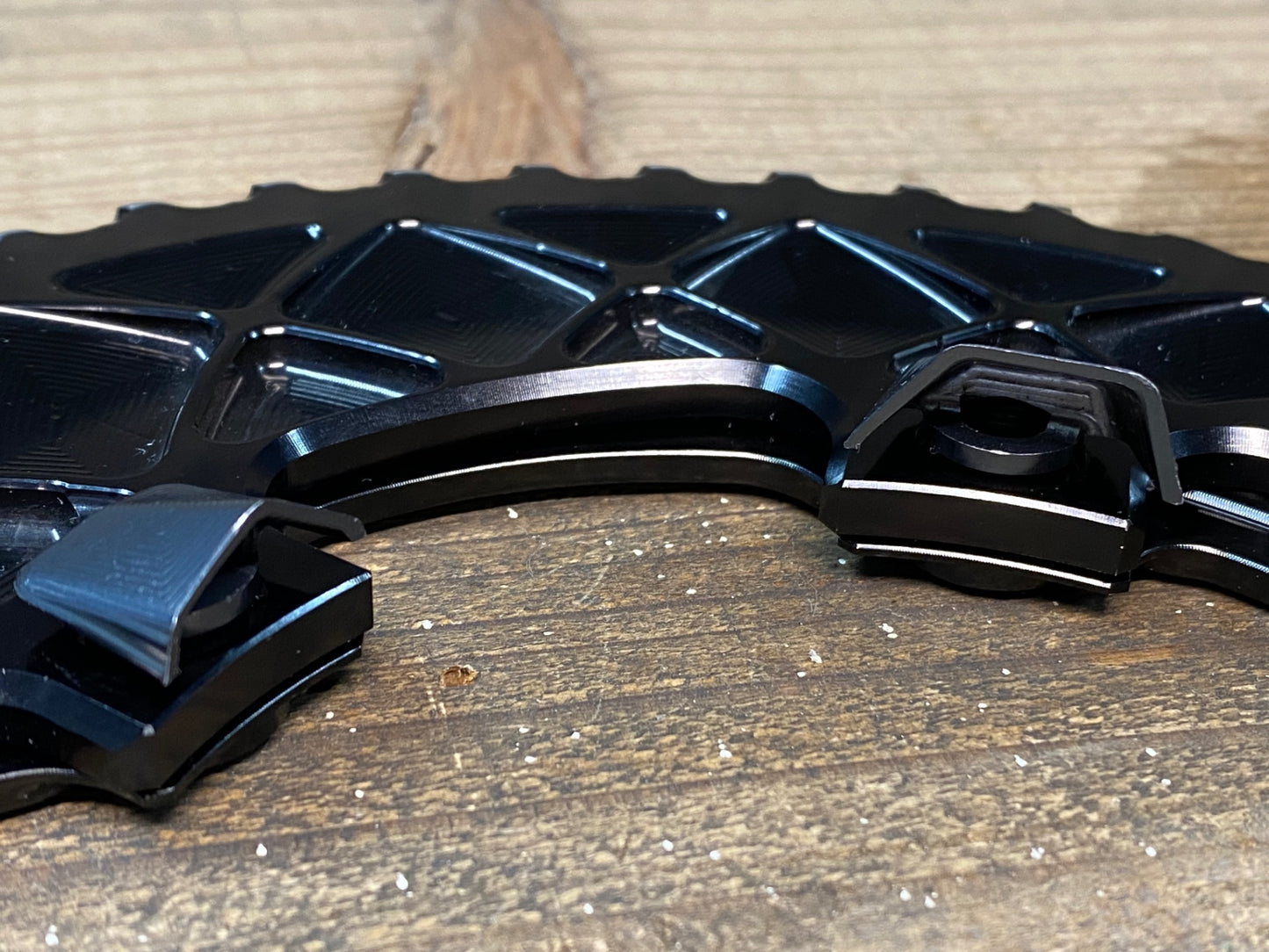 IN862 アブソリュートブラック ABSOLUTE BLACK チェーンリング セット 黒 楕円 52/36T SHIMANO R9100/R8000