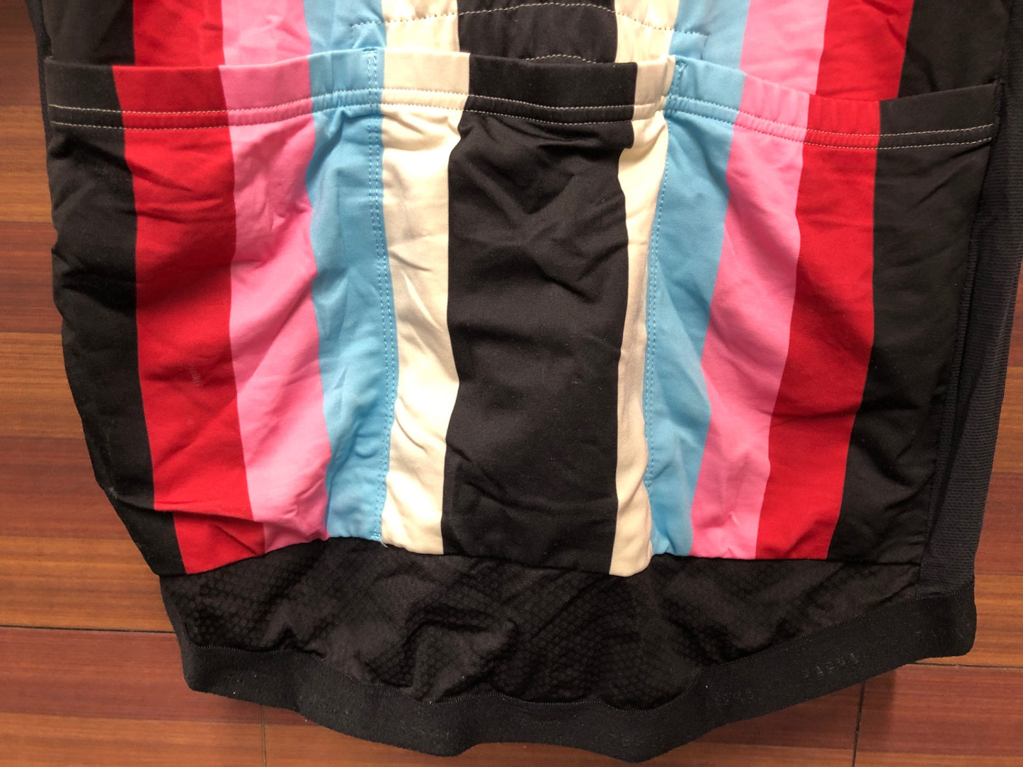 IM221 ラファ Rapha PRO TEAM JERSEY 半袖 サイクルジャージ 白 黒 総柄 M