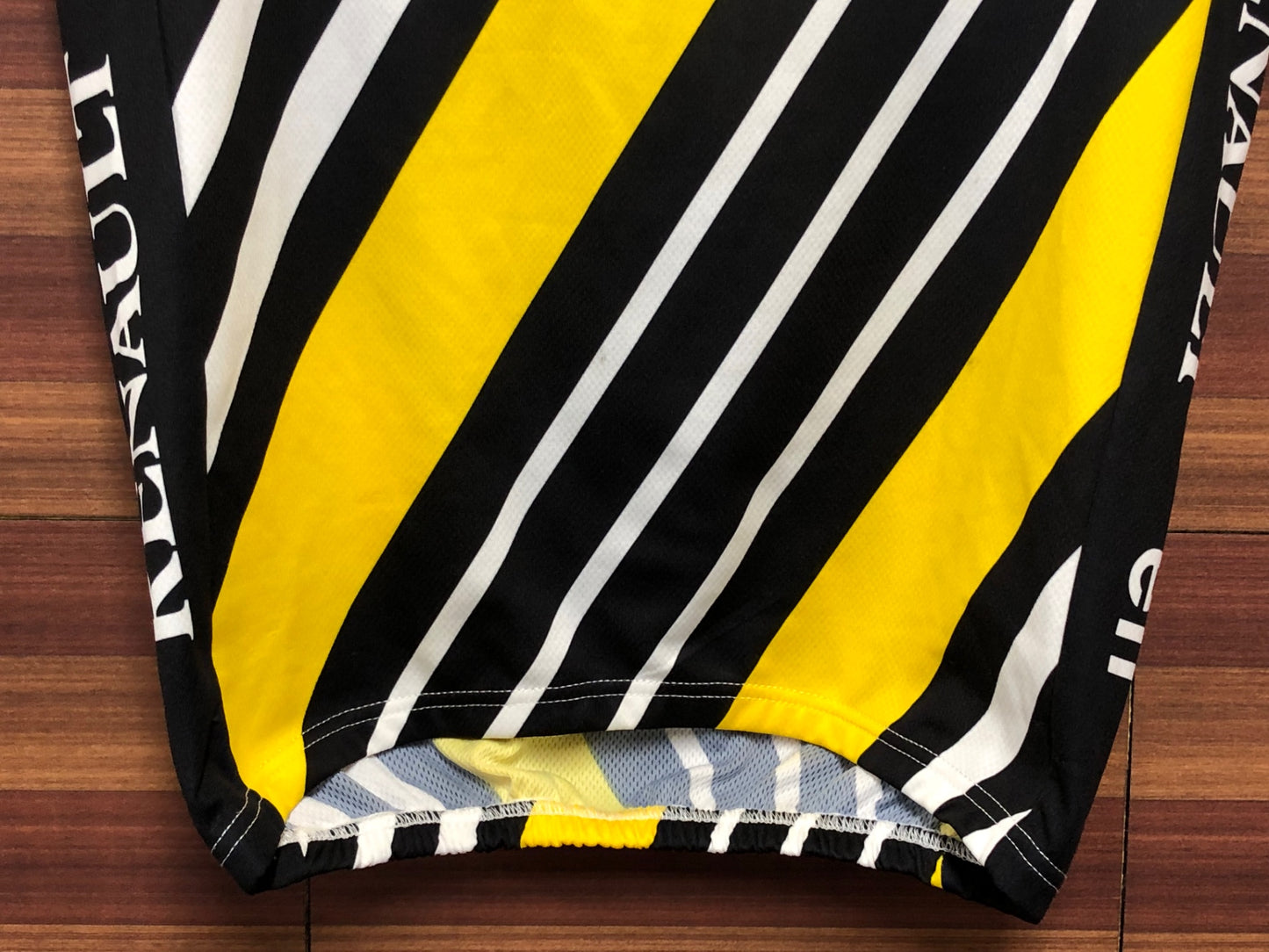 IO173 アソス assos Renault Elf 1/4 Zip Short Sleeve Cycling Jersey Bike Limited Edition 半袖 サイクルジャージ 白 黄 黒 S ハーフジップ