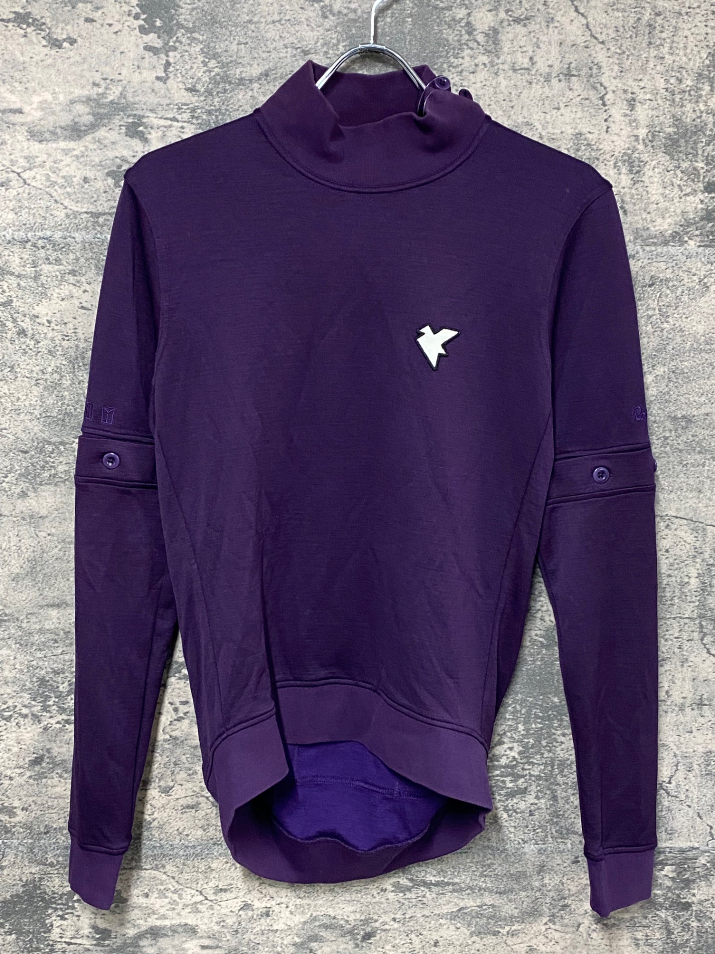 JB754 ラファ Rapha PEACE RACE JERSEY 長袖 サイクルジャージ 紫 M