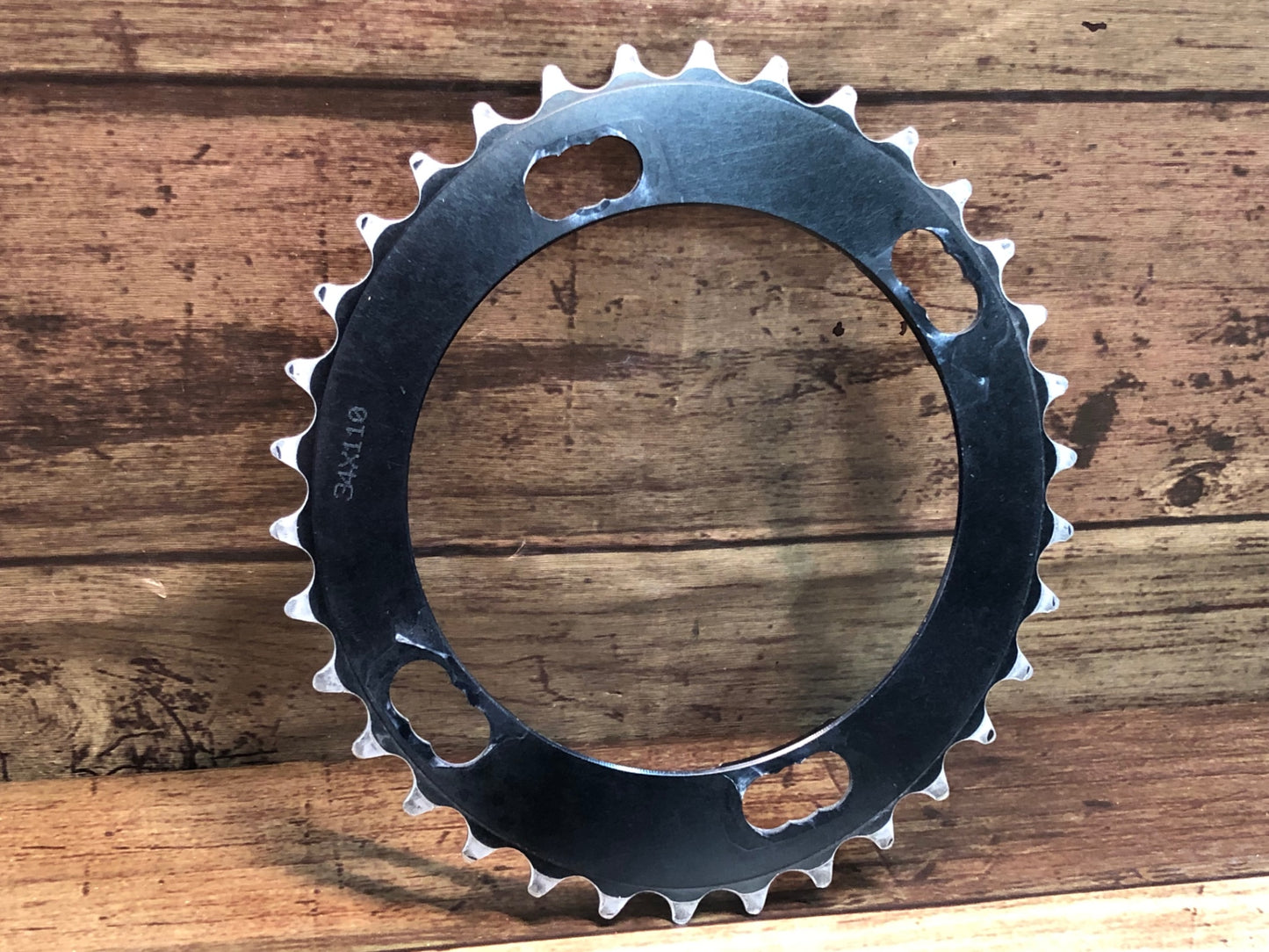 IM598 ローター ROTOR QRINGS 楕円 インナーチェーンリング 34T BCD110