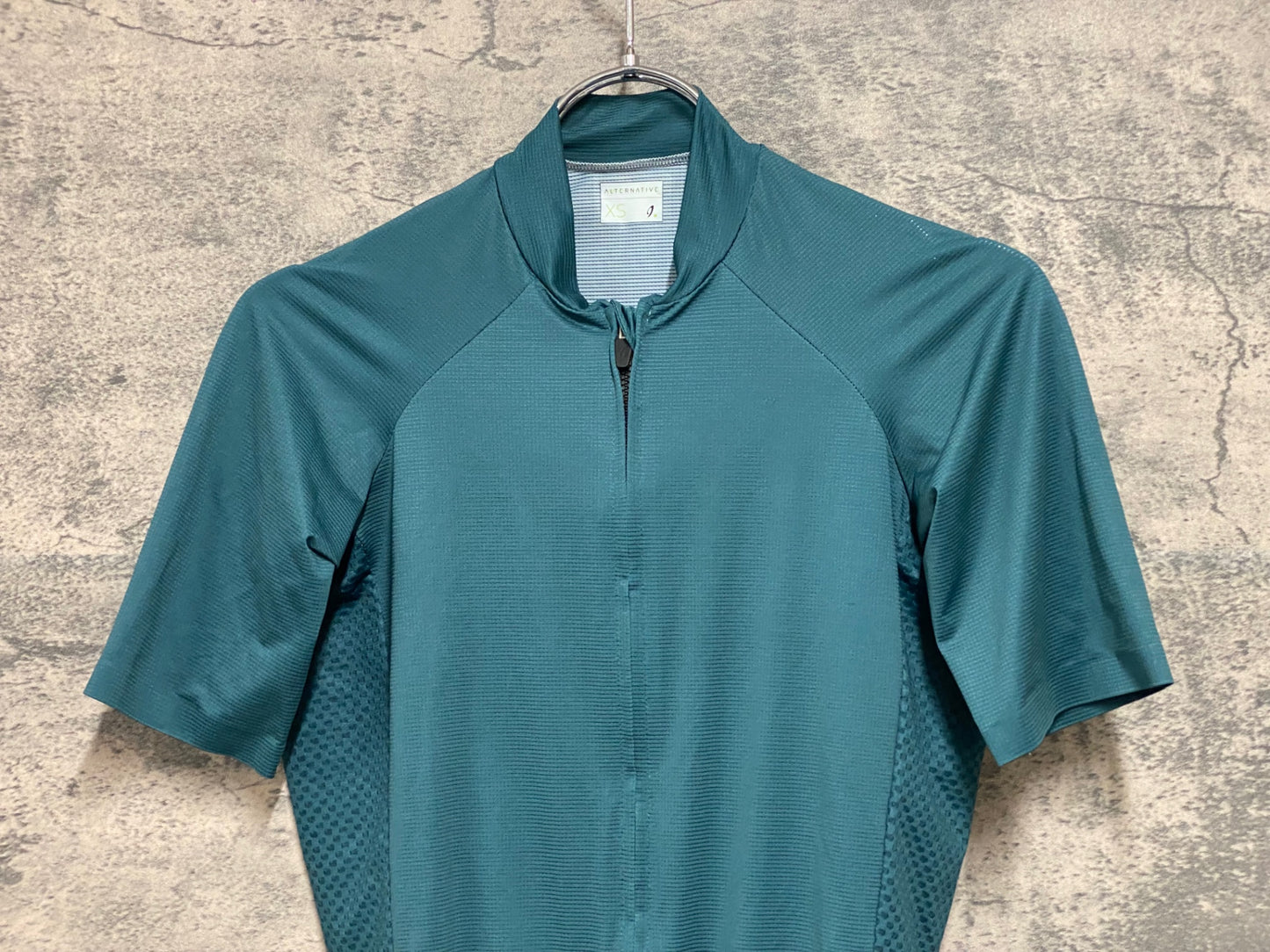 JB705 イザドア ISADORE サイクルジャージ 半袖 青みどり XS