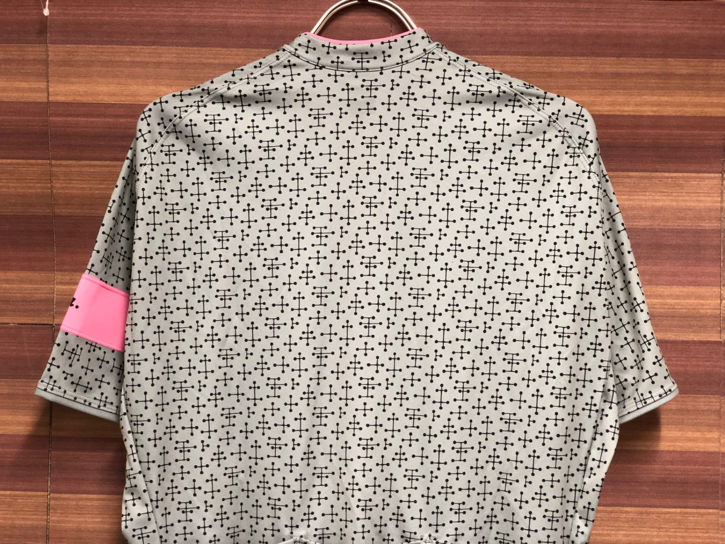 IO655 ラファ Rapha CORE 半袖 サイクルジャージ M グレー 柄