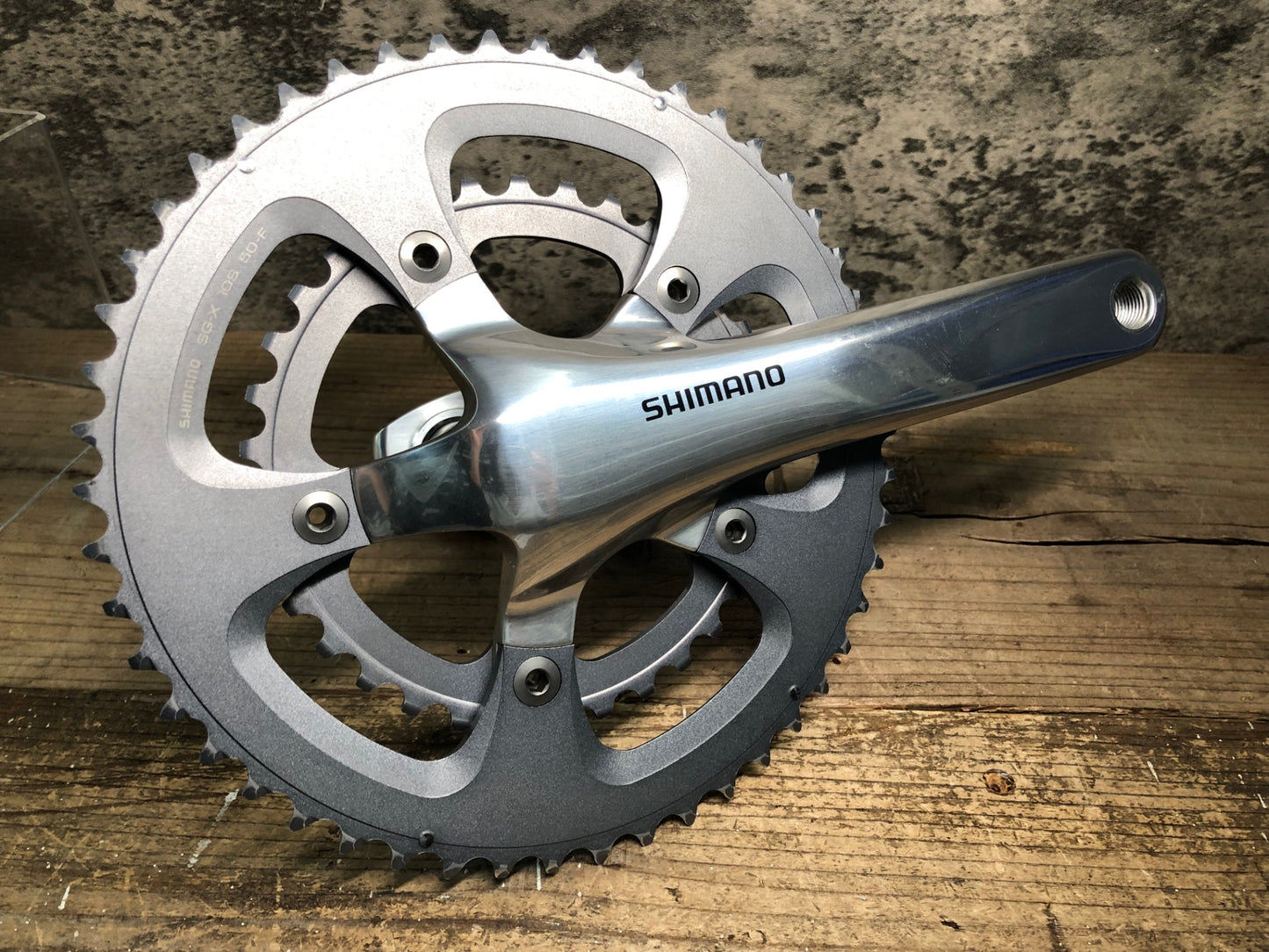 IY850 シマノ SHIMANO FC-R700 クランクセット シルバー 170mm 50/34T