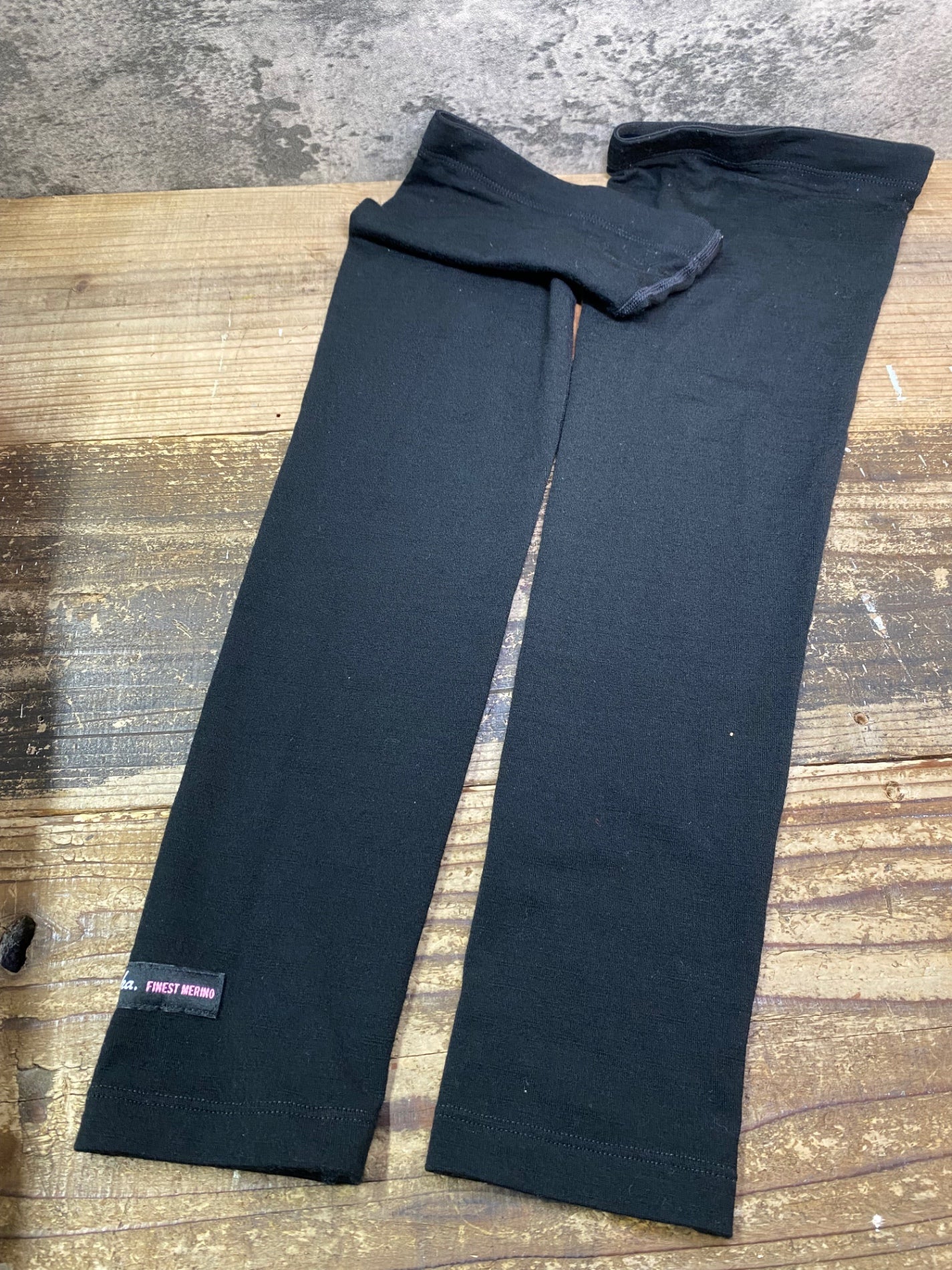 JC631 ラファ Rapha メリノ レッグカバー 黒 M