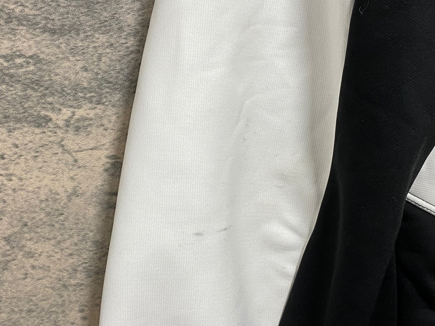 JA171 シマノ SHIMANO 長袖 サイクルジャケット 白 黒 L 裏起毛