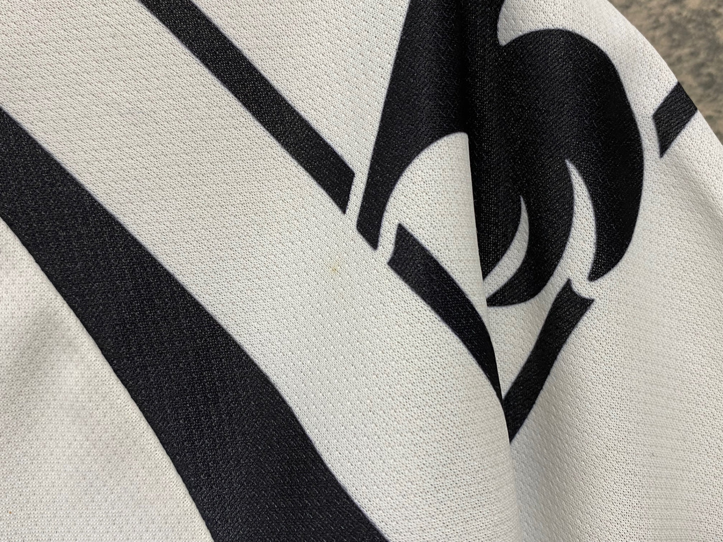 IW808 ルコックスポルティフ le coq sportif 半袖 サイクルジャージ 白 黒 L