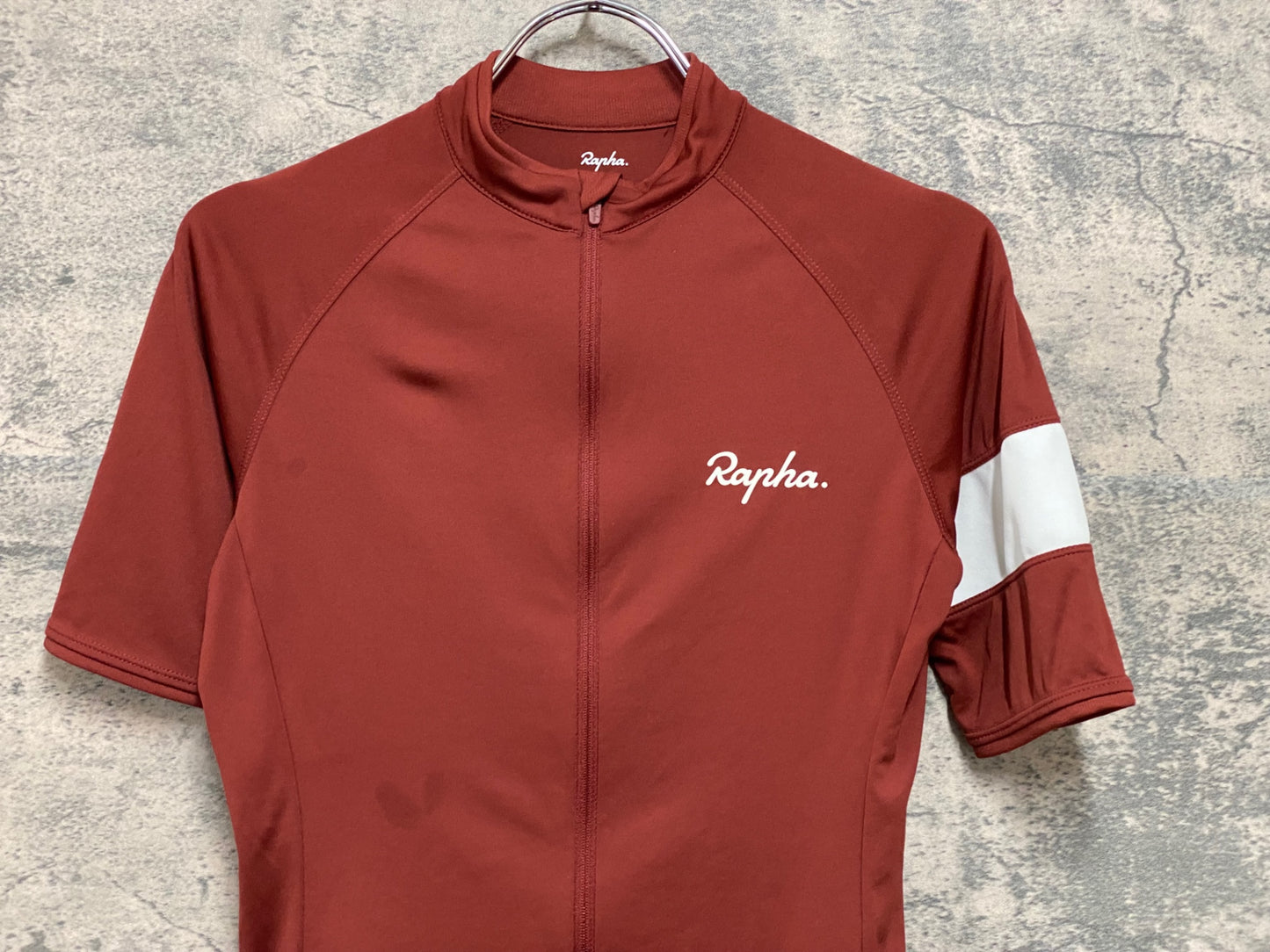 JB939 ラファ Rapha WOMEN'S CORE JERSEY 半袖 サイクルジャージ 茶 XS レディース