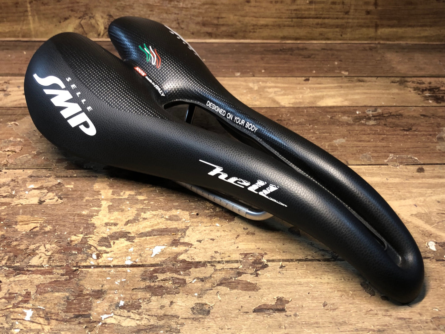 ID756 SELLE SMP ヘル HELL サドル 黒 ステンレスレール