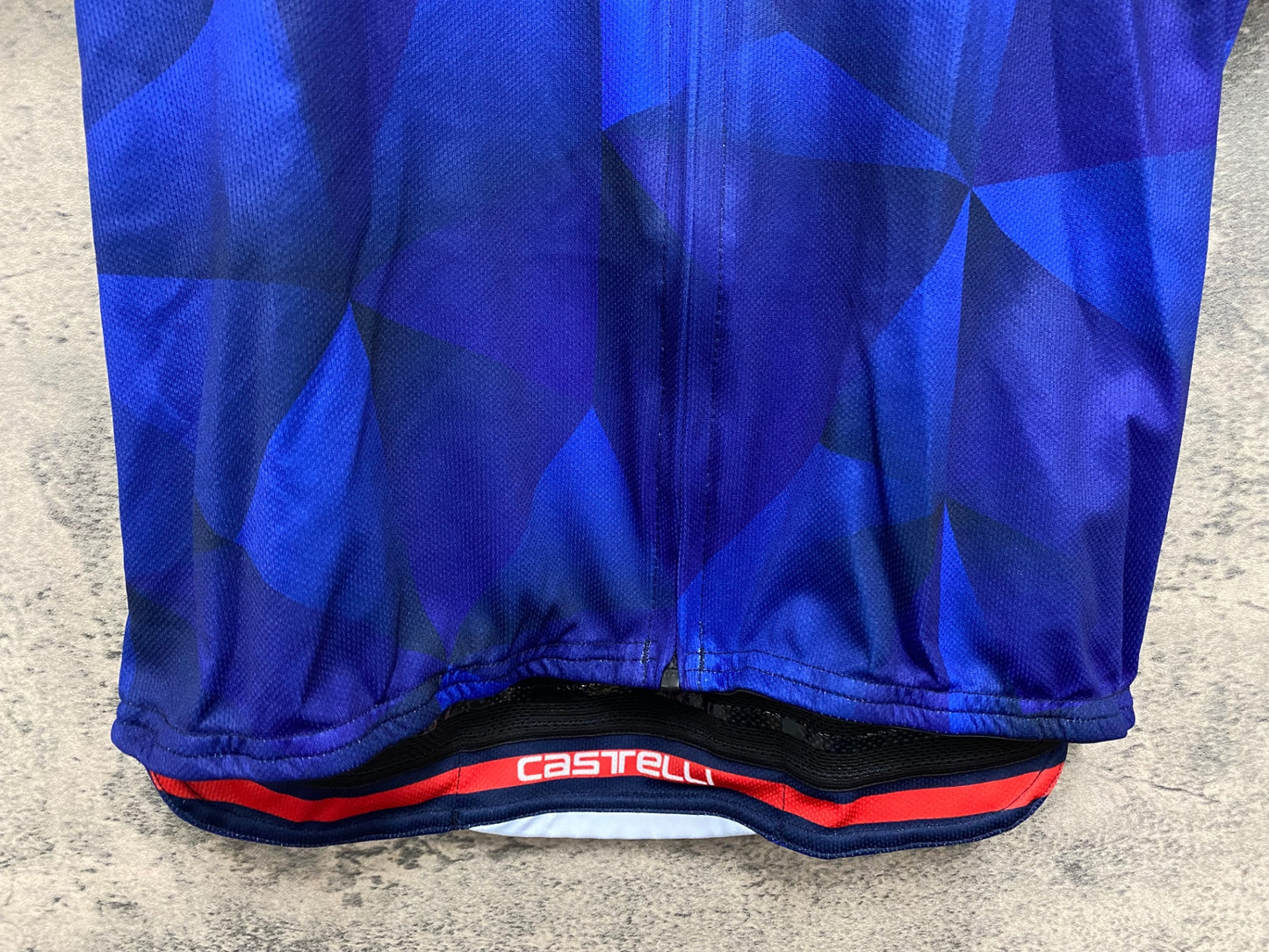 IT361 カステリ CASTELLI 半袖 サイクルジャージ 青 M