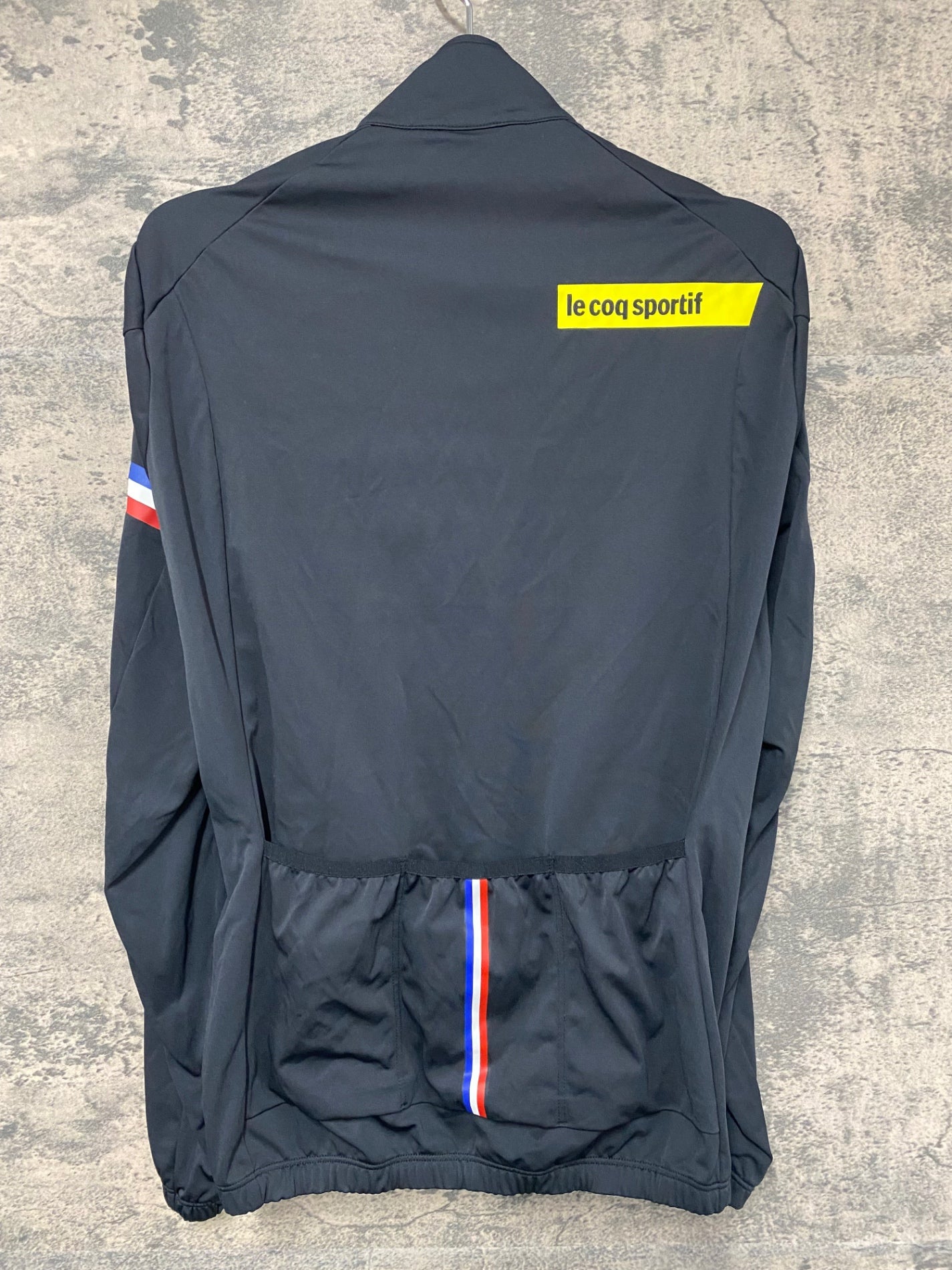 JA264 ルコックスポルティフ le coq sportif 長袖 サイクルジャージ 黒 S