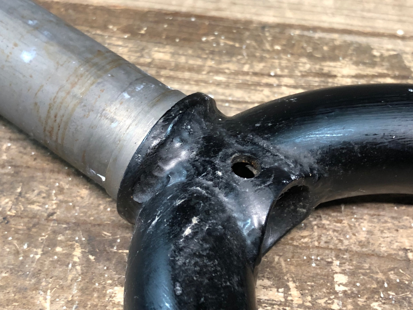 IQ763 コナ KONA クロモリ フロントフォーク 700C Vブレーキ OS コラム230mm