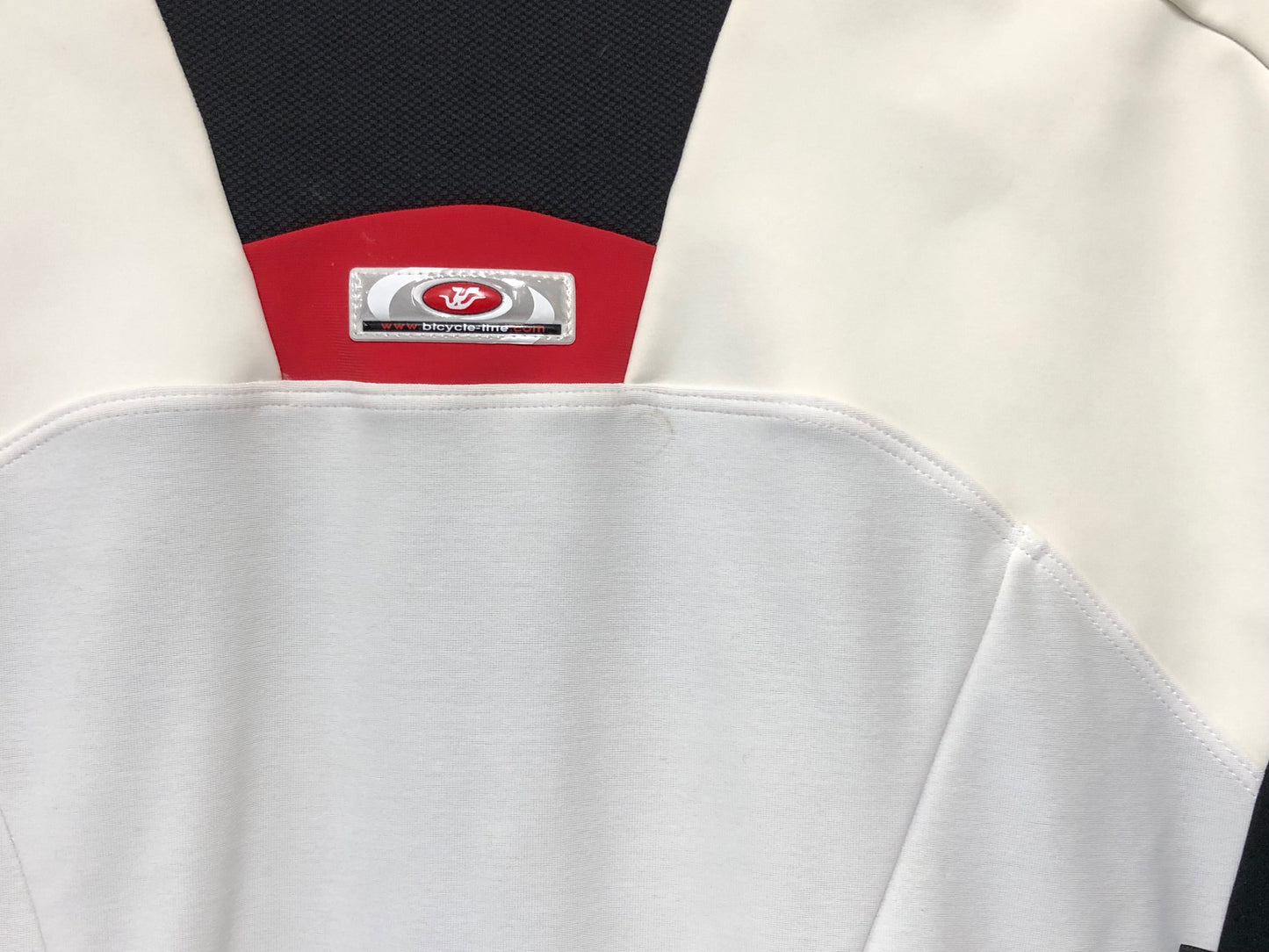 IN124 バイシクルライン BICYCLE LINE 長袖サイクルジャケット 白黒 L 裏起毛