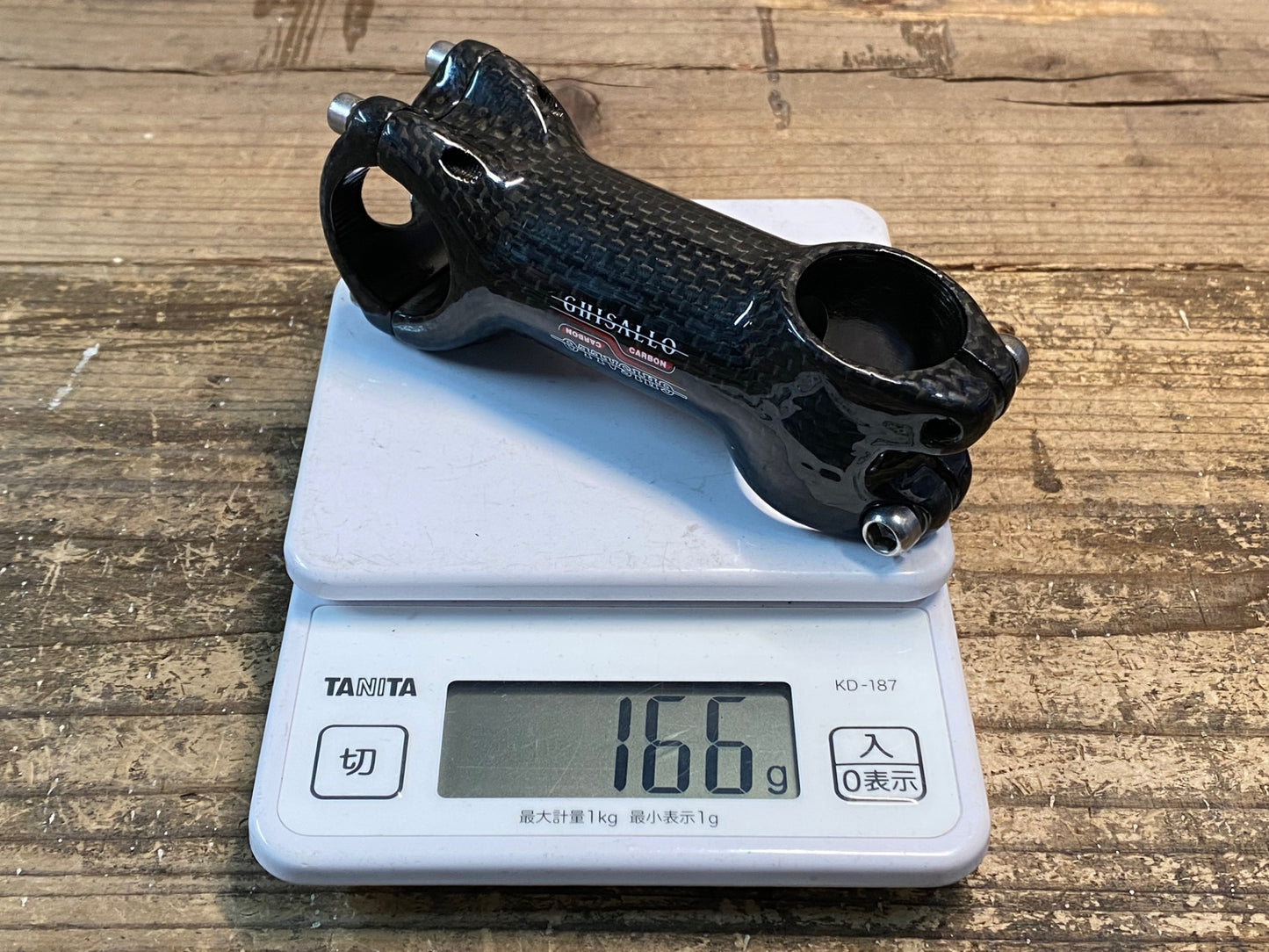 IX790 ギザロ GHISALLO アルミ カーボンステム 黒 Φ31.8 OS 90mm