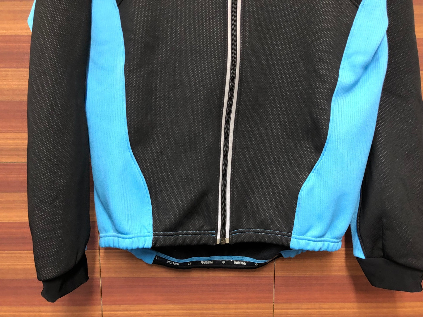 IM230 パールイズミ PEARL iZUMi 長袖 サイクルジャケット 黒 水色 L 裏起毛