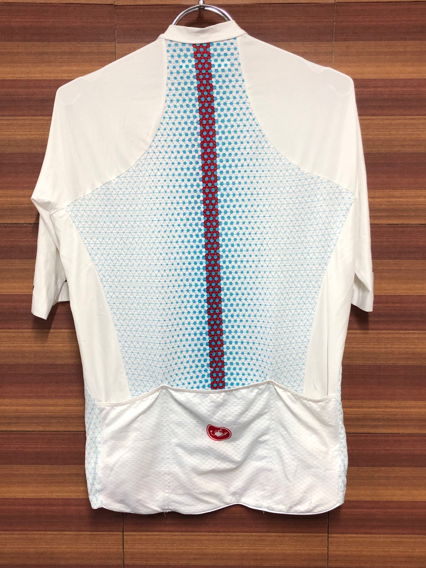 IN253 カステリ CASTELLI AERO RACE 6.0 半袖 サイクルジャージ 白 Mサイズ タグ付き ※ほつれあり