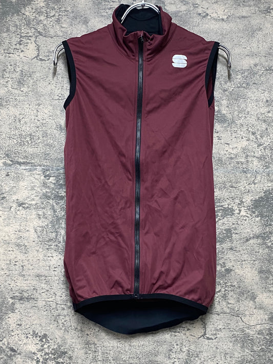 JB365 スポーツフル Sportful サイクルベスト ジレ バーガンディー S
