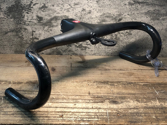 IX846 ボントレガー BONTRAGER XXX ステム一体型ハンドル 400mm×90mm(C-Cブラケット部) ※クランプ痕あり