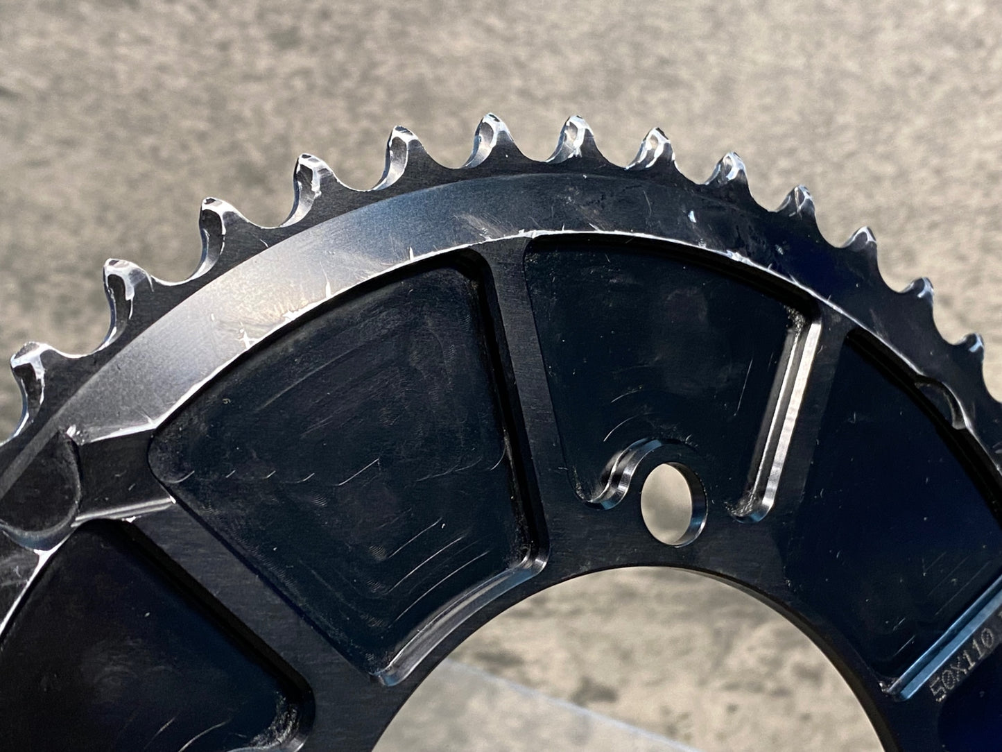 IO405 ローター ROTOR noQ エアロ チェーンリング セット 50/34T PCD110