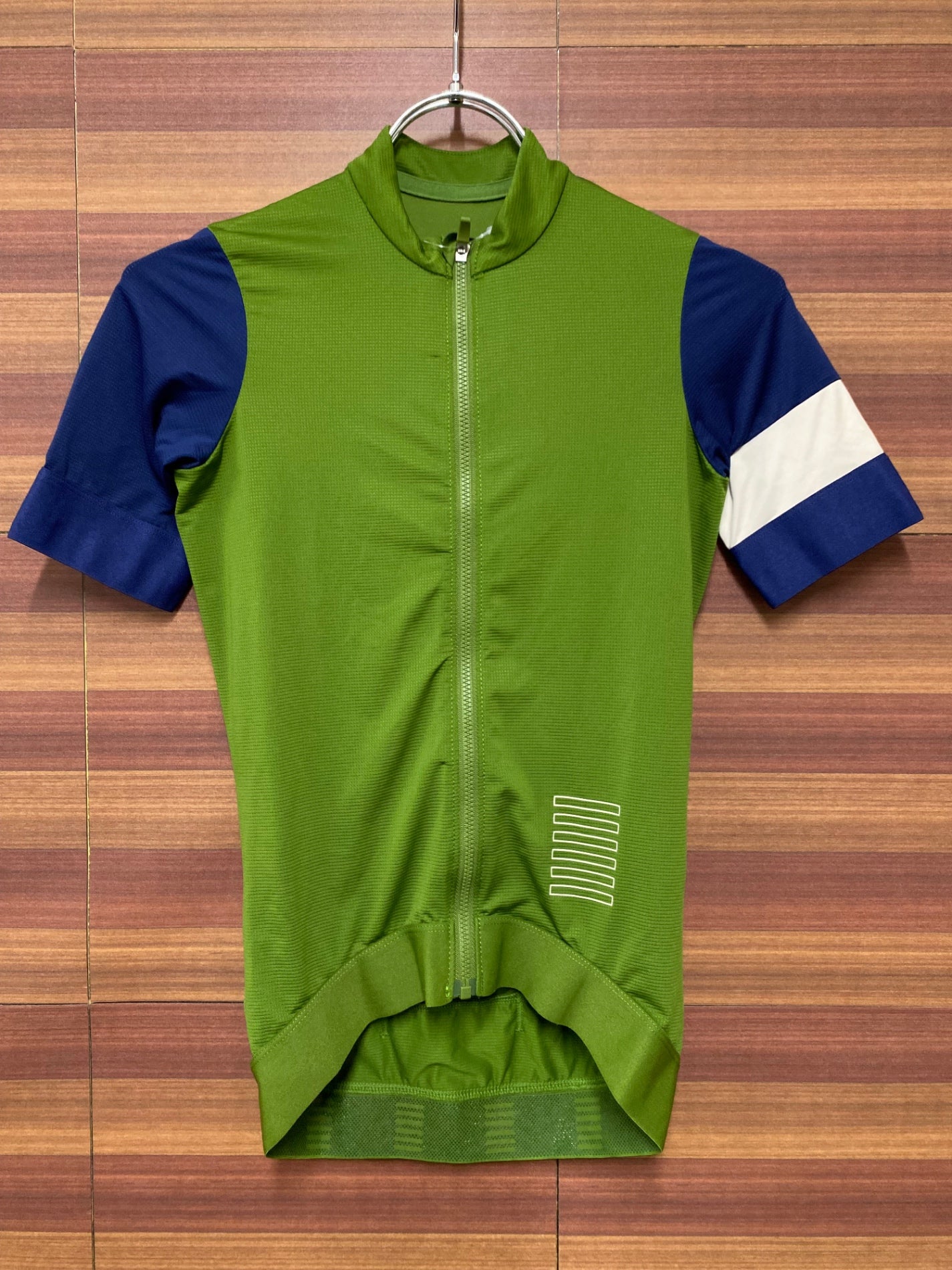 IE326 ラファ Rapha WOMEN'S PRO TEAM TRAINING JERSEY 半袖 サイクルジャージ 緑 XXS