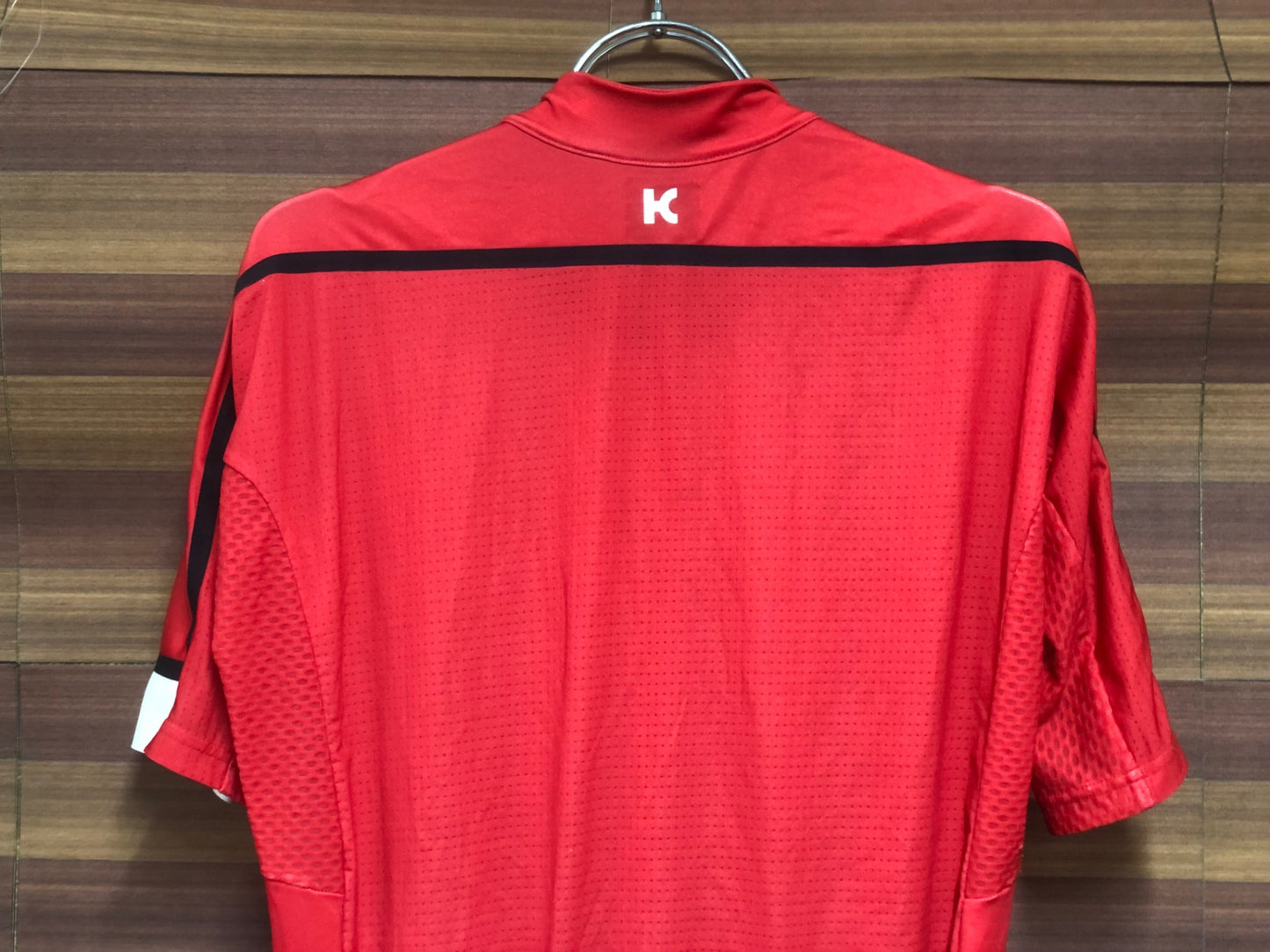 IN882 カチューシャ KATUSHA 半袖 サイクルジャージ 赤 M