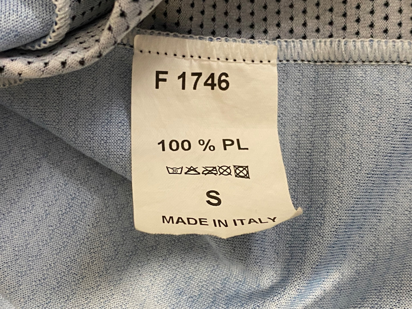 IZ409 ジェッセージ GSG 半袖 サイクルジャージ 青 黒 S