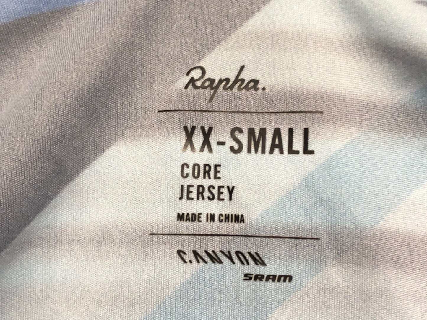 IF733 ラファ Rapha CANYON SRAM CORE JERSEY 半袖サイクルジャージ XXS 黒