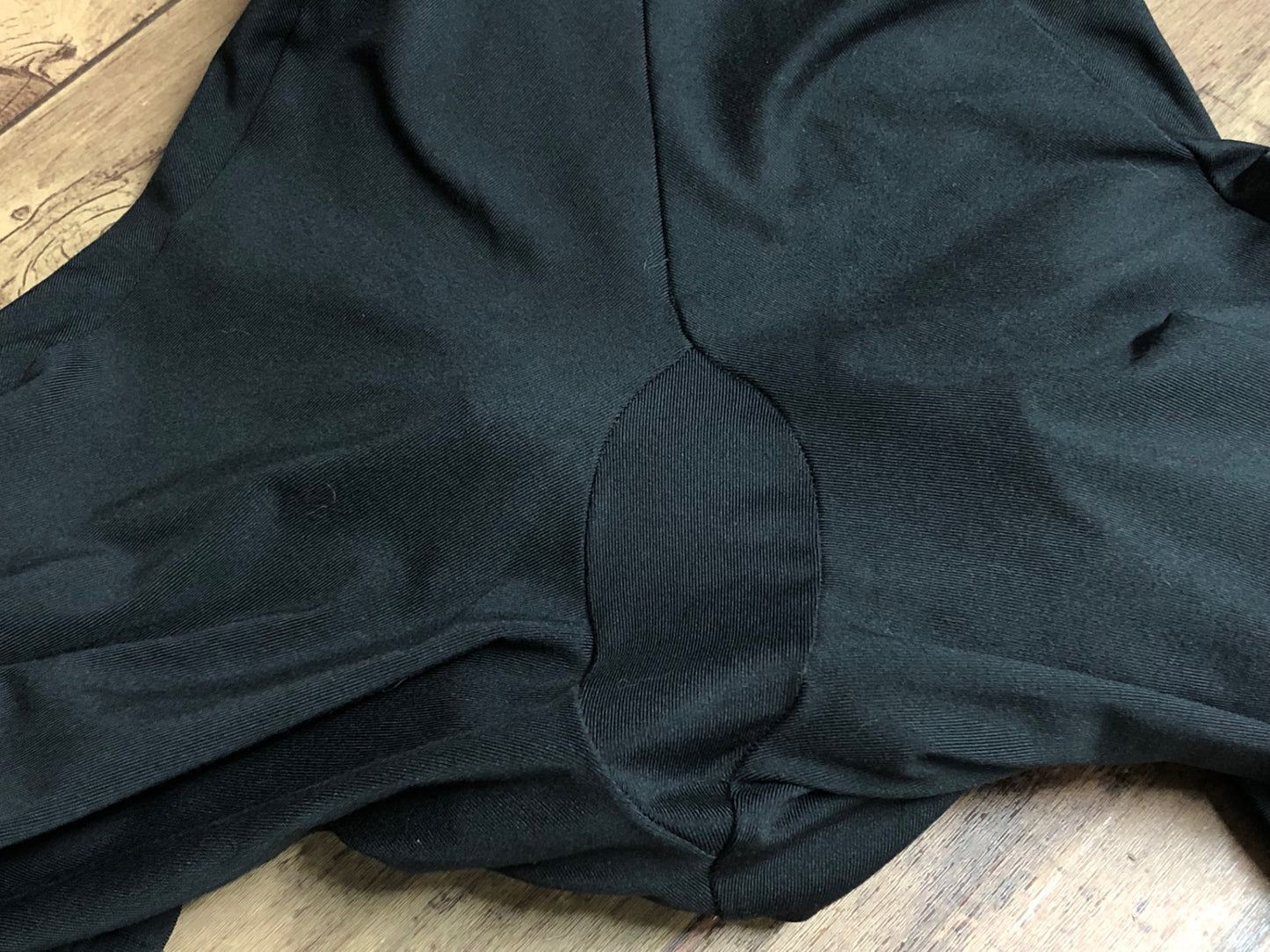 IO085 ルコックスポルティフ le coq sportif ビブタイツ 黒 L 裏起毛 ※動物の毛