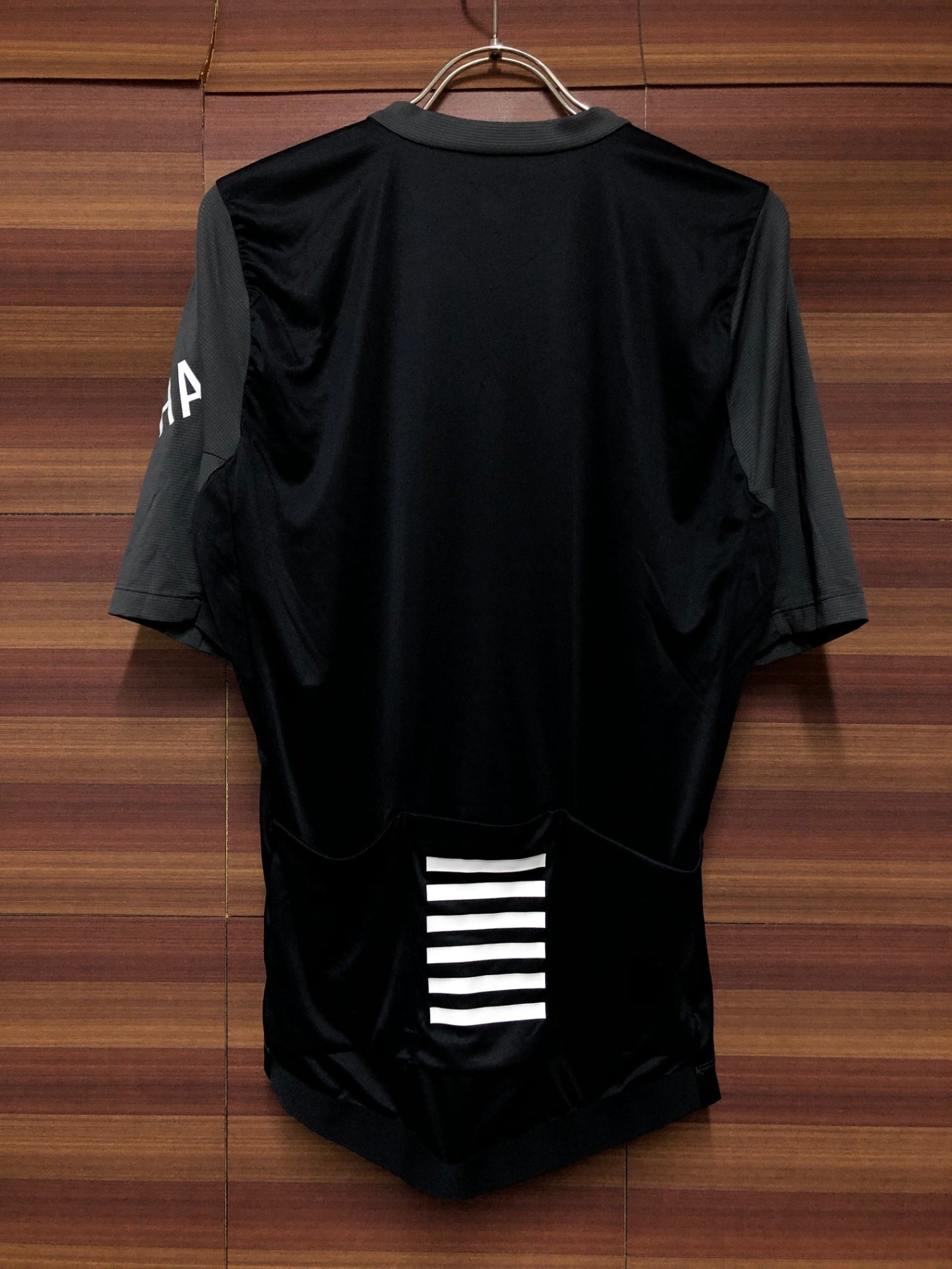 IU745 ラファ Rapha MENS PRO TEAM JERSEY 半袖 サイクルジャージ 黒 グレー XL