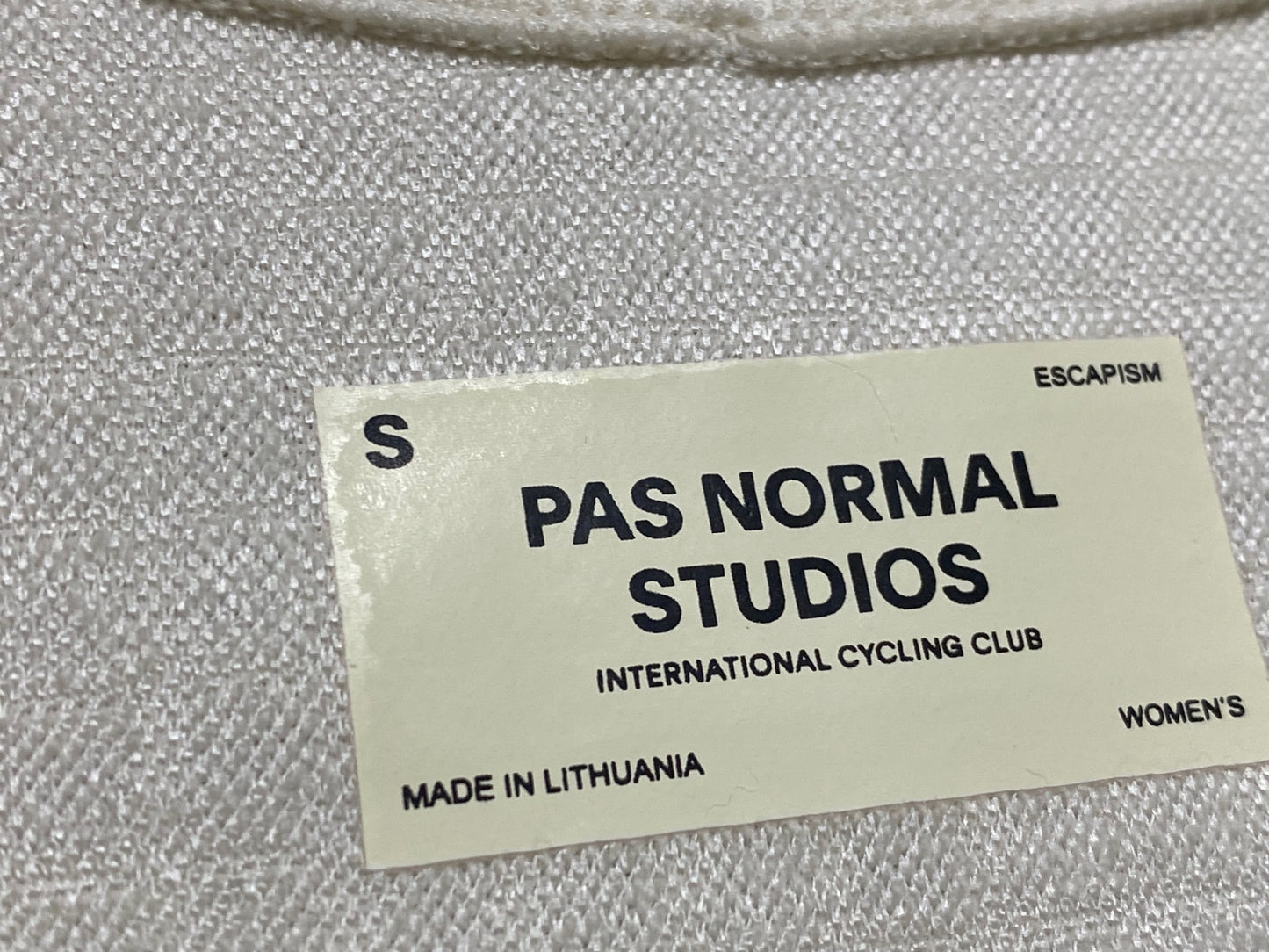 JC436 パスノーマルスタジオ Pas Normal Studios | Escapism Long Sleeve Jersey 長袖 サイクルジャージ オフホワイト S
